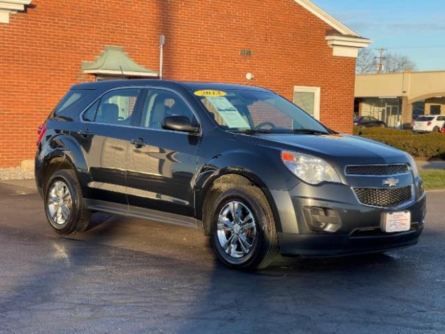 2013 Black Chevrolet Equinox LS 2WD (2GNALBEK6D1) with an 2.4L L4 DOHC 16V engine, 6-Speed Automatic transmission, located at 1951 S Dayton Lakeview Rd., New Carlisle, OH, 45344, (937) 908-9800, 39.890999, -84.050255 - Photo#0