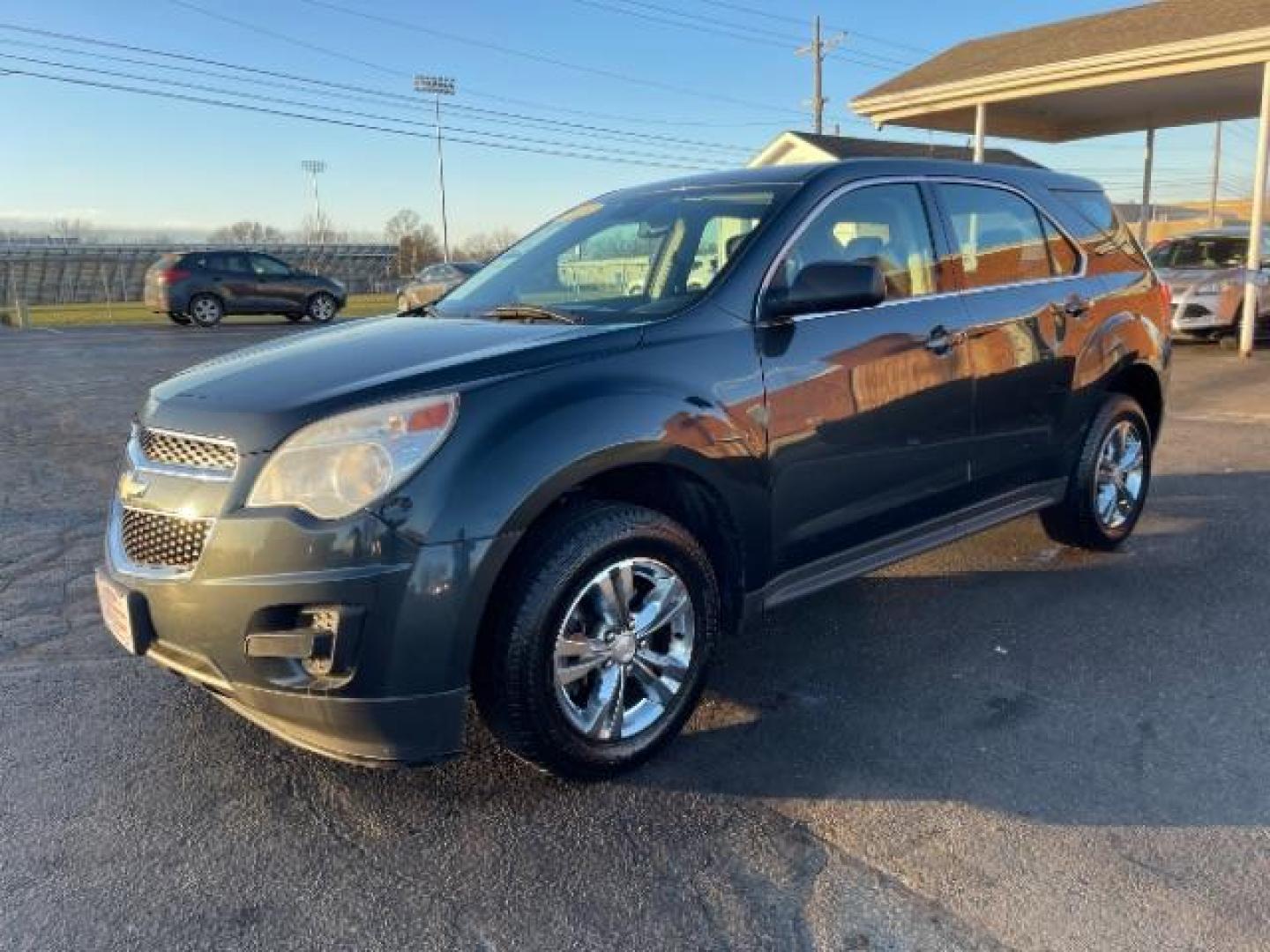 2013 Black Chevrolet Equinox LS 2WD (2GNALBEK6D1) with an 2.4L L4 DOHC 16V engine, 6-Speed Automatic transmission, located at 1951 S Dayton Lakeview Rd., New Carlisle, OH, 45344, (937) 908-9800, 39.890999, -84.050255 - Photo#1