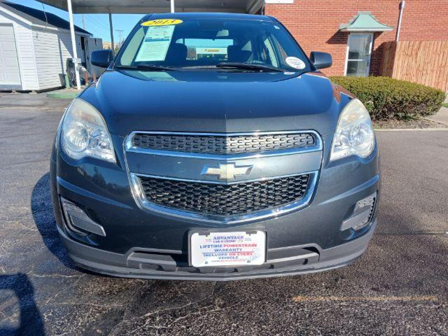 2013 Ashen Gray Metallic Chevrolet Equinox LS 2WD (2GNALBEK6D6) with an 2.4L L4 DOHC 16V engine, 6-Speed Automatic transmission, located at 880 E. National Road, Vandalia, OH, 45377, (937) 908-9800, 39.892189, -84.181015 - Photo#1