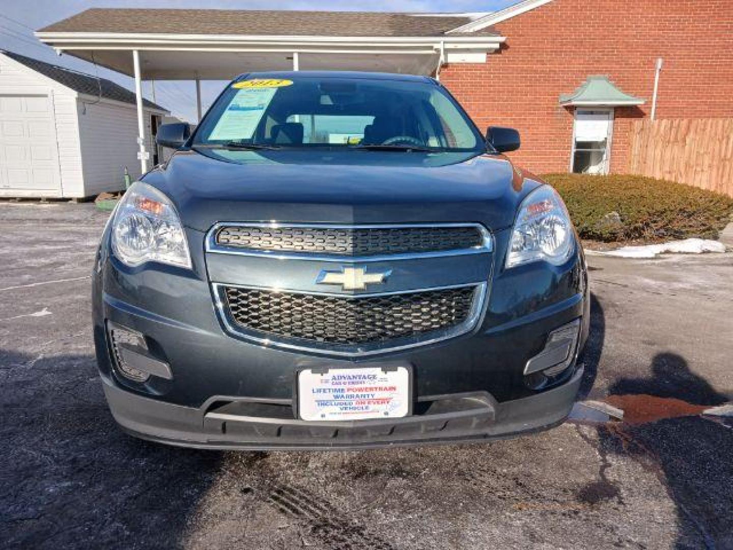 2013 Ashen Gray Metallic Chevrolet Equinox LS 2WD (2GNALBEK1D1) with an 2.4L L4 DOHC 16V engine, 6-Speed Automatic transmission, located at 880 E. National Road, Vandalia, OH, 45377, (937) 908-9800, 39.892189, -84.181015 - Photo#1