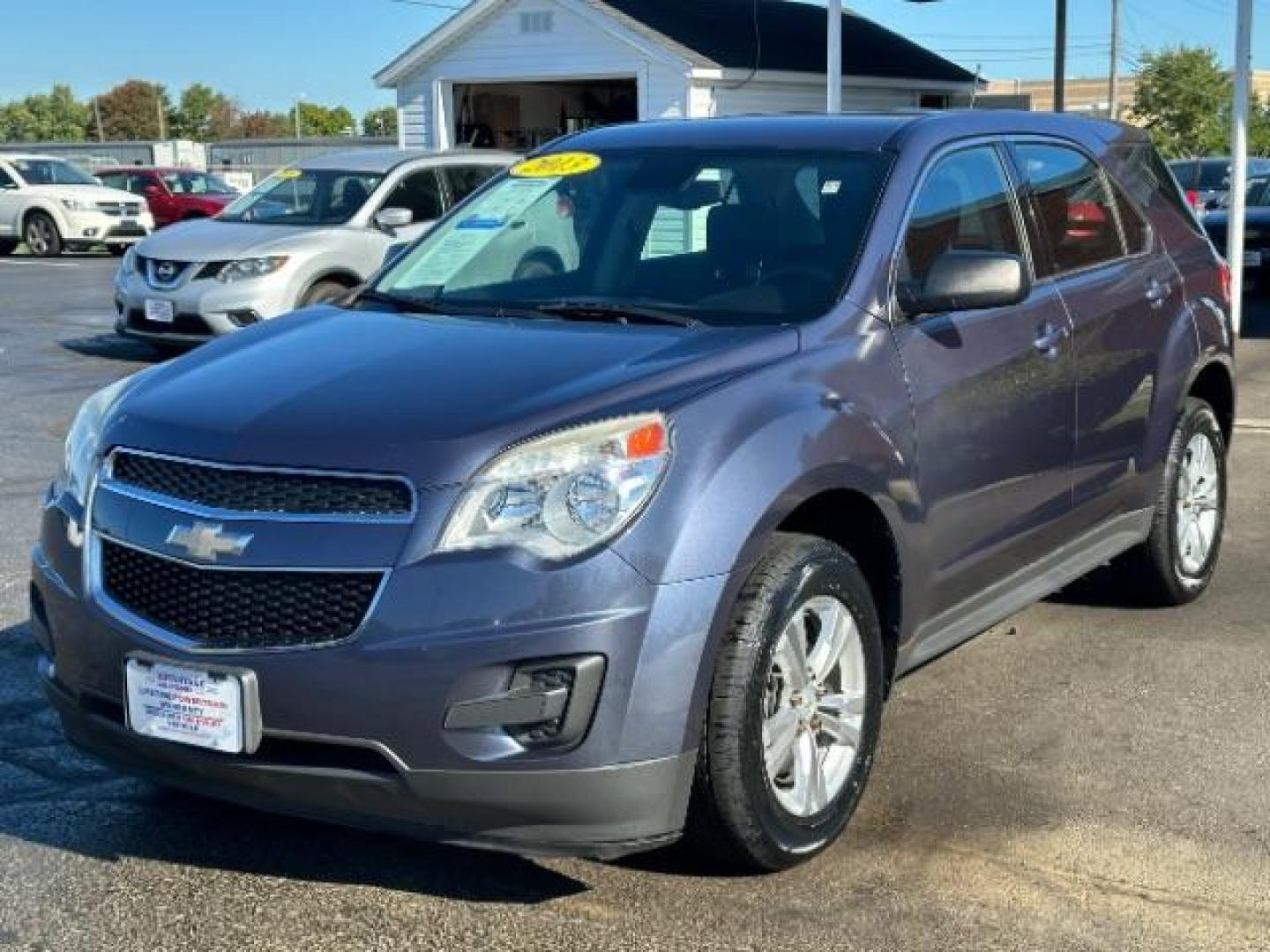 2013 Atlantis Blue Metallic Chevrolet Equinox LS 2WD (2GNALBEK3D6) with an 2.4L L4 DOHC 16V engine, 6-Speed Automatic transmission, located at 1099 N County Rd 25A, OH, 45373, (937) 908-9800, 40.057079, -84.212883 - Photo#2