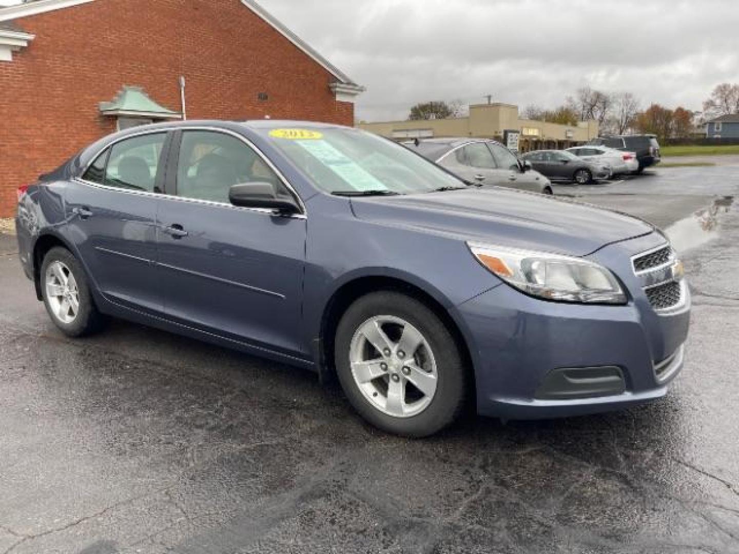 2013 Blue Chevrolet Malibu LS (1G11B5SA2DF) with an 2.5L L4 DOHC 16V engine, 6-Speed Automatic transmission, located at 880 E. National Road, Vandalia, OH, 45377, (937) 908-9800, 39.892189, -84.181015 - Photo#0