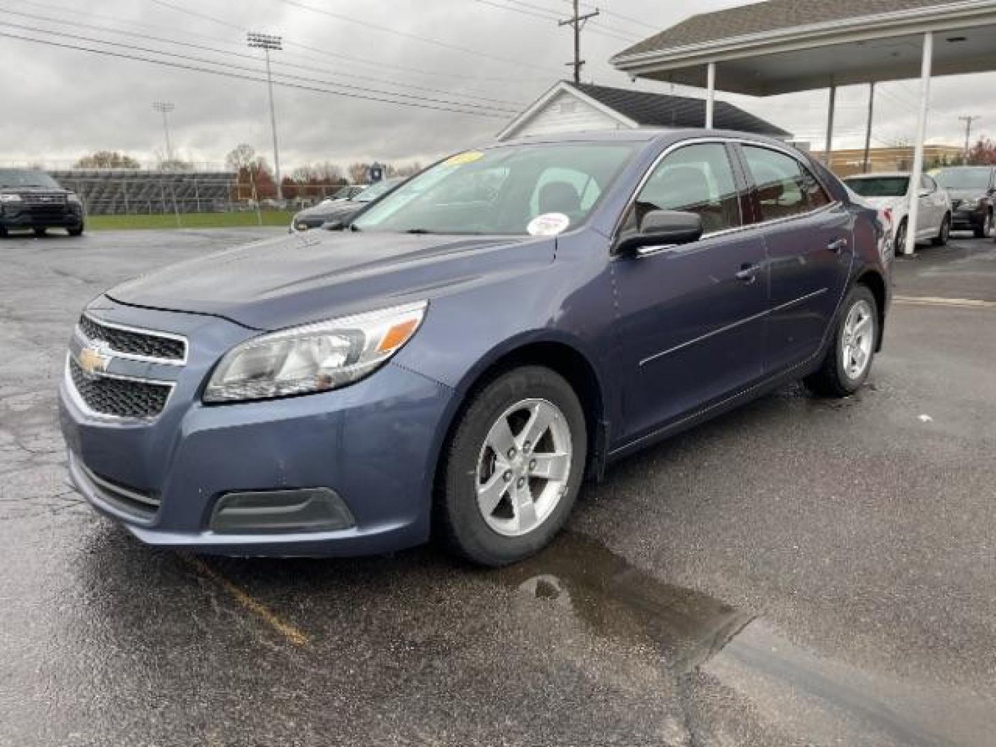 2013 Blue Chevrolet Malibu LS (1G11B5SA2DF) with an 2.5L L4 DOHC 16V engine, 6-Speed Automatic transmission, located at 880 E. National Road, Vandalia, OH, 45377, (937) 908-9800, 39.892189, -84.181015 - Photo#1