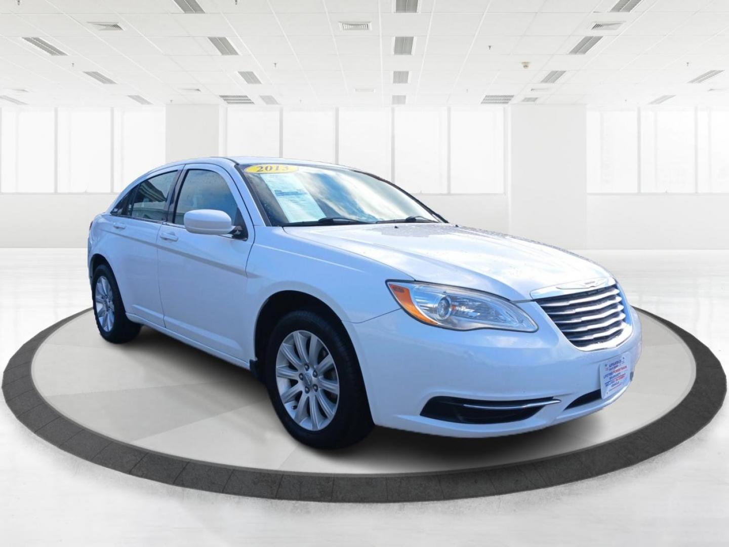 2013 Bright White Chrysler 200 Touring (1C3CCBBB6DN) with an 2.4L L4 DOHC 16V engine, 6-Speed Automatic transmission, located at 1099 N County Rd 25A, OH, 45373, (937) 908-9800, 40.057079, -84.212883 - Photo#0