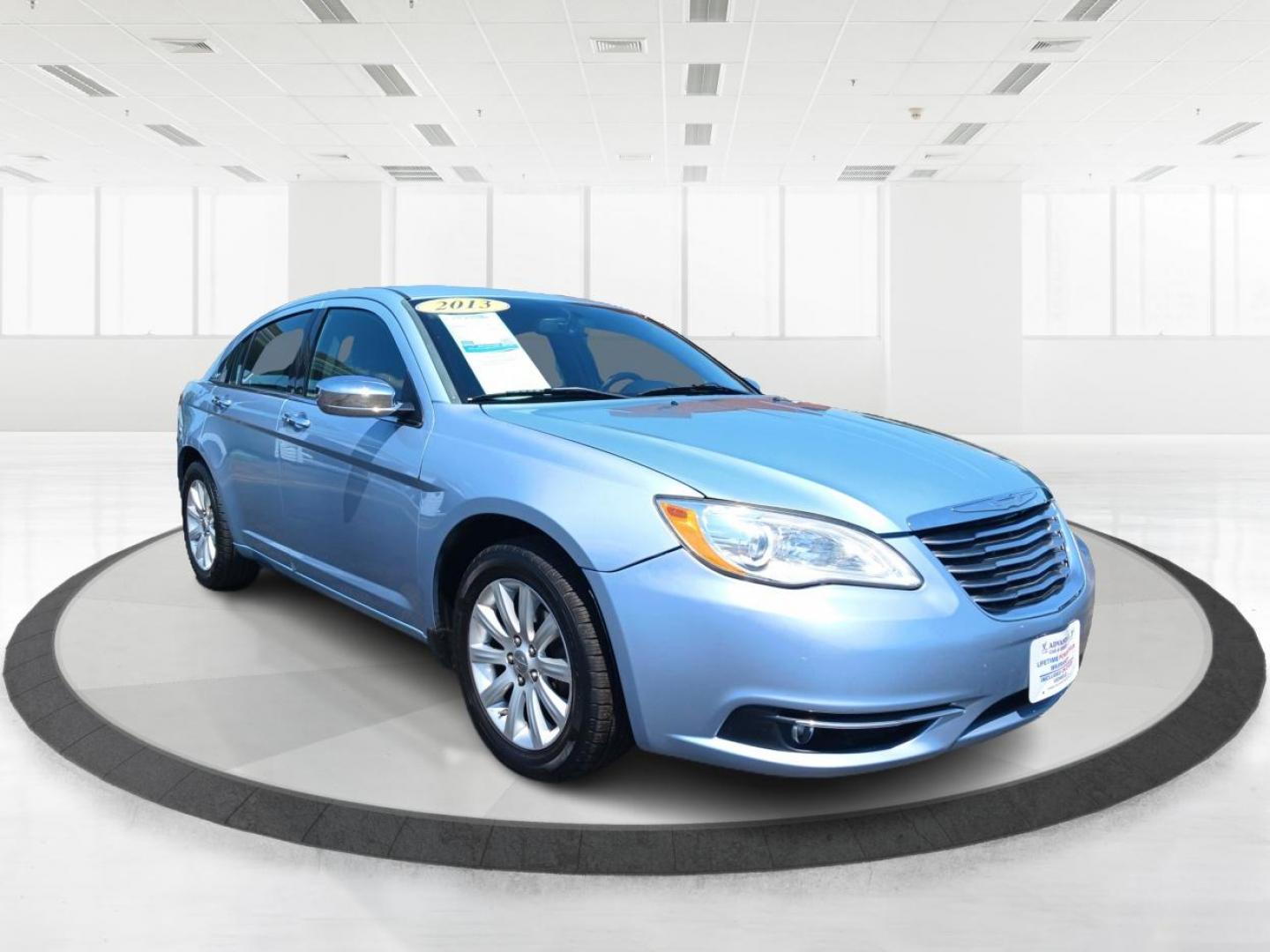 2013 Crystal Blue Pearl Chrysler 200 (1C3CCBCG1DN) with an 3.6L V6 DOHC 24V FFV engine, 6-Speed Automatic transmission, located at 401 Woodman Dr, Riverside, OH, 45431, (937) 908-9800, 39.763779, -84.122063 - Photo#0