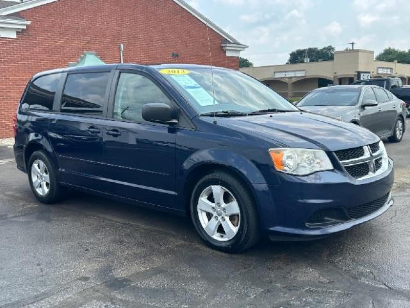 2013 Blue Streak Pearl Dodge Grand Caravan SE (2C4RDGBG1DR) with an 3.6L V6 DOHC 24V engine, 6-Speed Automatic transmission, located at 401 Woodman Dr, Riverside, OH, 45431, (937) 908-9800, 39.763779, -84.122063 - Photo#0