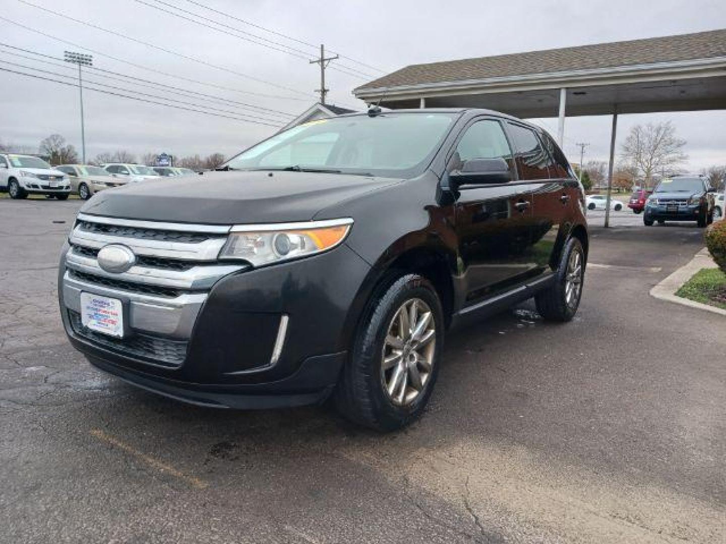 2013 Tuxedo Black Metallic Ford Edge SEL AWD (2FMDK4JC4DB) with an 3.5L V6 DOHC 24V engine, 6-Speed Automatic transmission, located at 880 E. National Road, Vandalia, OH, 45377, (937) 908-9800, 39.892189, -84.181015 - Photo#2