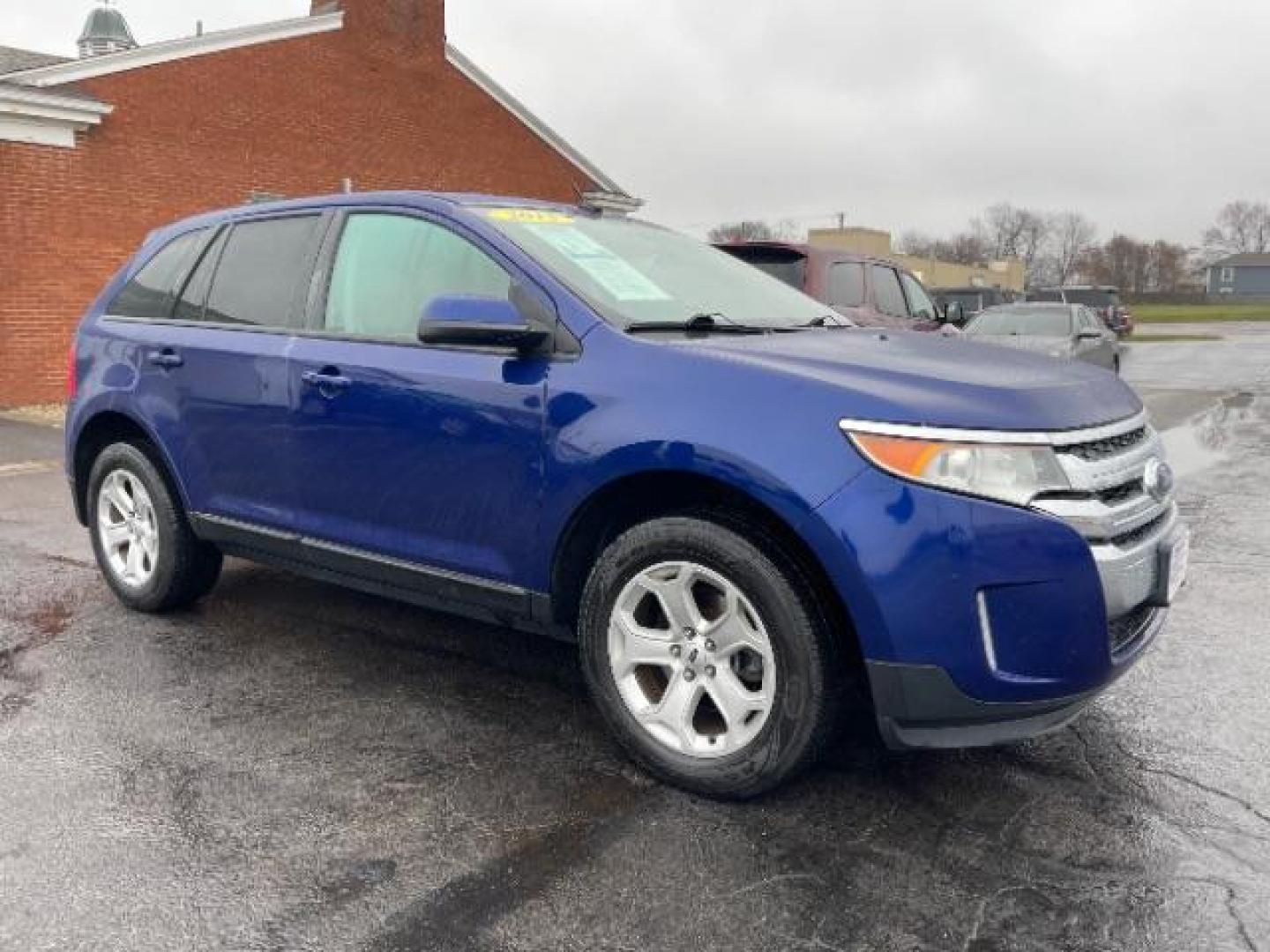 2013 Deep Impact Blue Metallic Ford Edge SEL AWD (2FMDK4JC7DB) with an 3.5L V6 DOHC 24V engine, 6-Speed Automatic transmission, located at 4508 South Dixie Dr, Moraine, OH, 45439, (937) 908-9800, 39.690136, -84.216438 - Photo#0