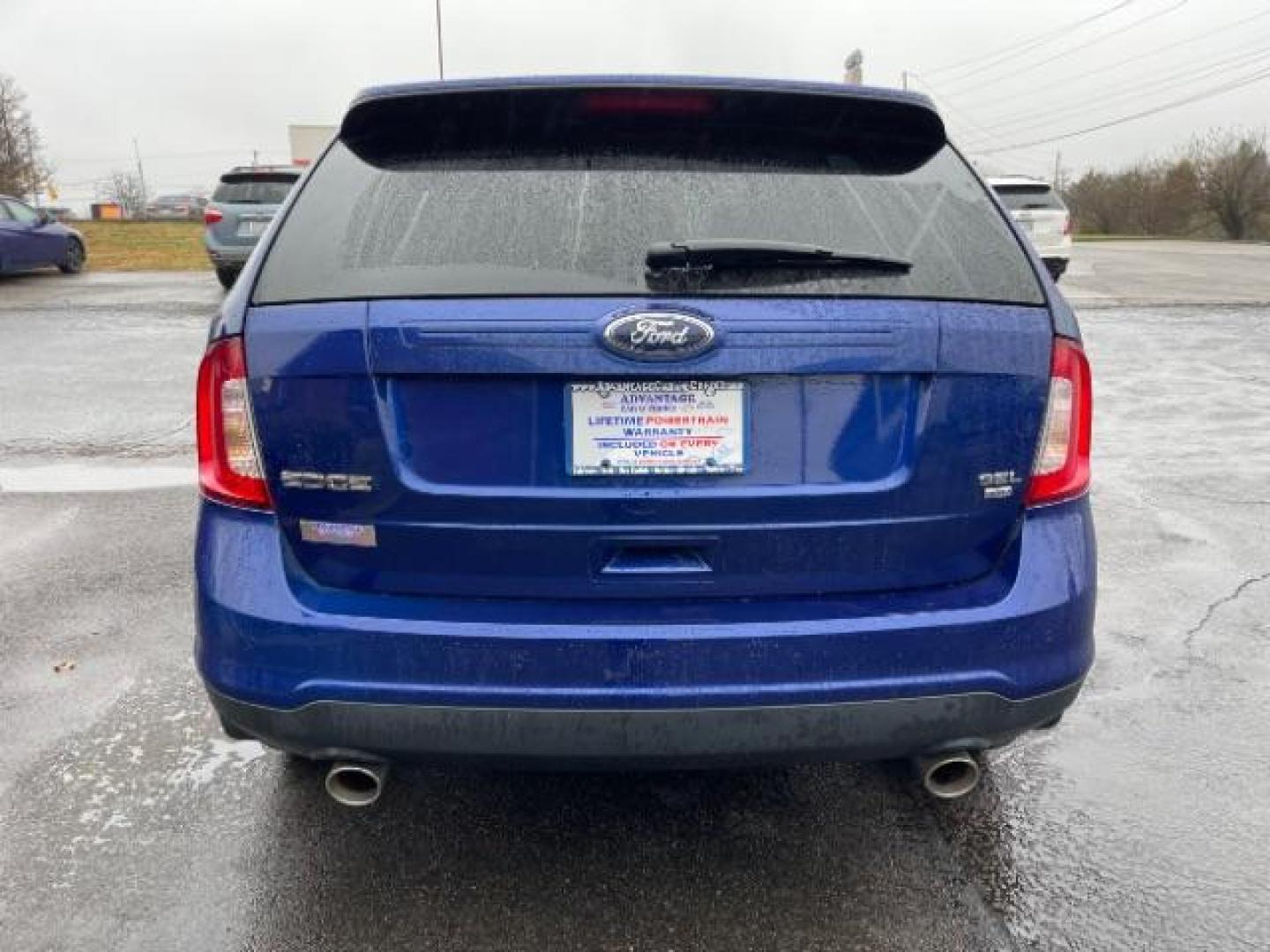 2013 Deep Impact Blue Metallic Ford Edge SEL AWD (2FMDK4JC7DB) with an 3.5L V6 DOHC 24V engine, 6-Speed Automatic transmission, located at 4508 South Dixie Dr, Moraine, OH, 45439, (937) 908-9800, 39.690136, -84.216438 - Photo#4