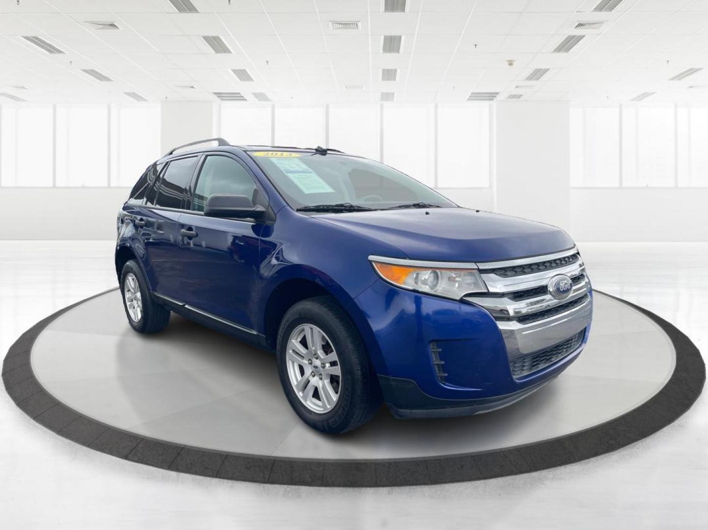 2013 Deep Impact Blue Metallic Ford Edge SE FWD (2FMDK3GC9DB) with an 3.5L V6 DOHC 24V engine, 6-Speed Automatic transmission, located at 4508 South Dixie Dr, Moraine, OH, 45439, (937) 908-9800, 39.690136, -84.216438 - Photo#0