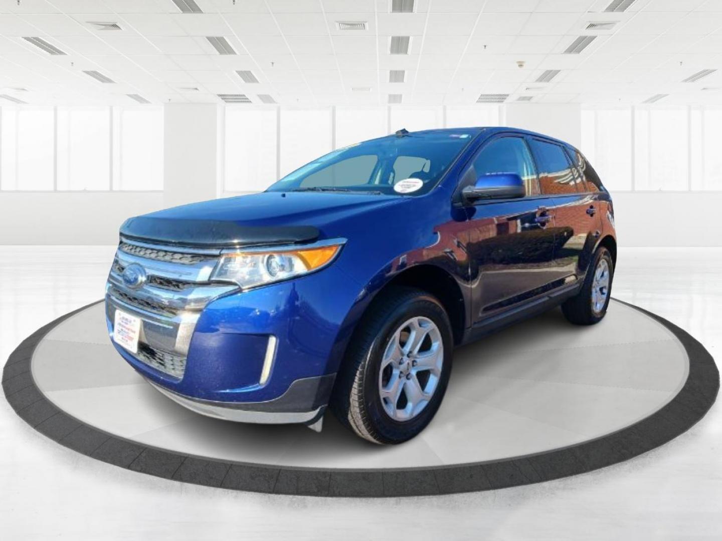 2013 Deep Impact Blue Metallic Ford Edge SEL AWD (2FMDK4JC4DB) with an 3.5L V6 DOHC 24V engine, 6-Speed Automatic transmission, located at 1230 East Main St, Xenia, OH, 45385, (937) 908-9800, 39.687321, -83.910294 - Photo#4