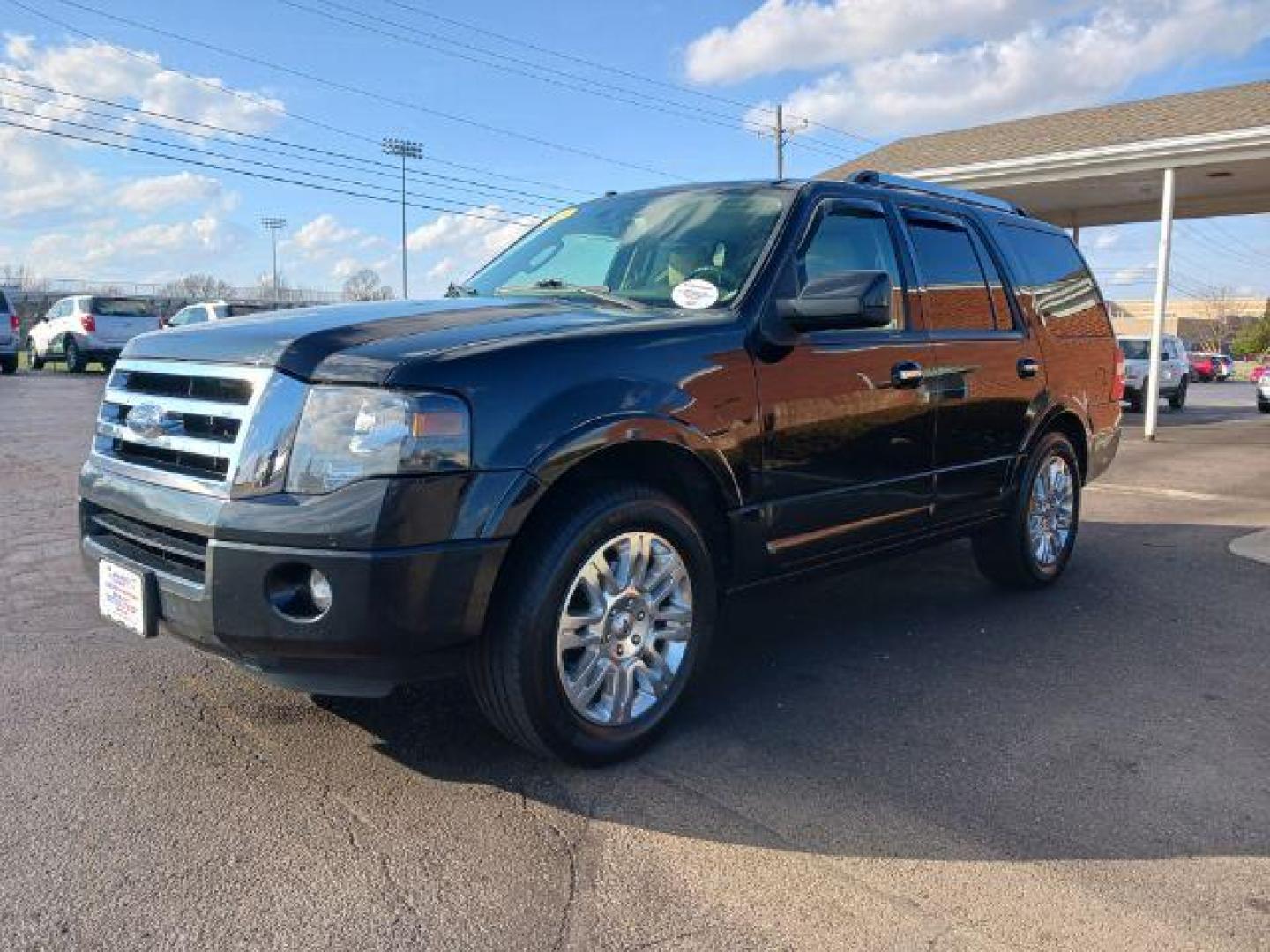 2013 Tuxedo Black Metallic Ford Expedition Limited 2WD (1FMJU1K58DE) with an 5.4L V8 SOHC 16V FFV engine, 6-Speed Automatic transmission, located at 880 E. National Road, Vandalia, OH, 45377, (937) 908-9800, 39.892189, -84.181015 - Photo#2