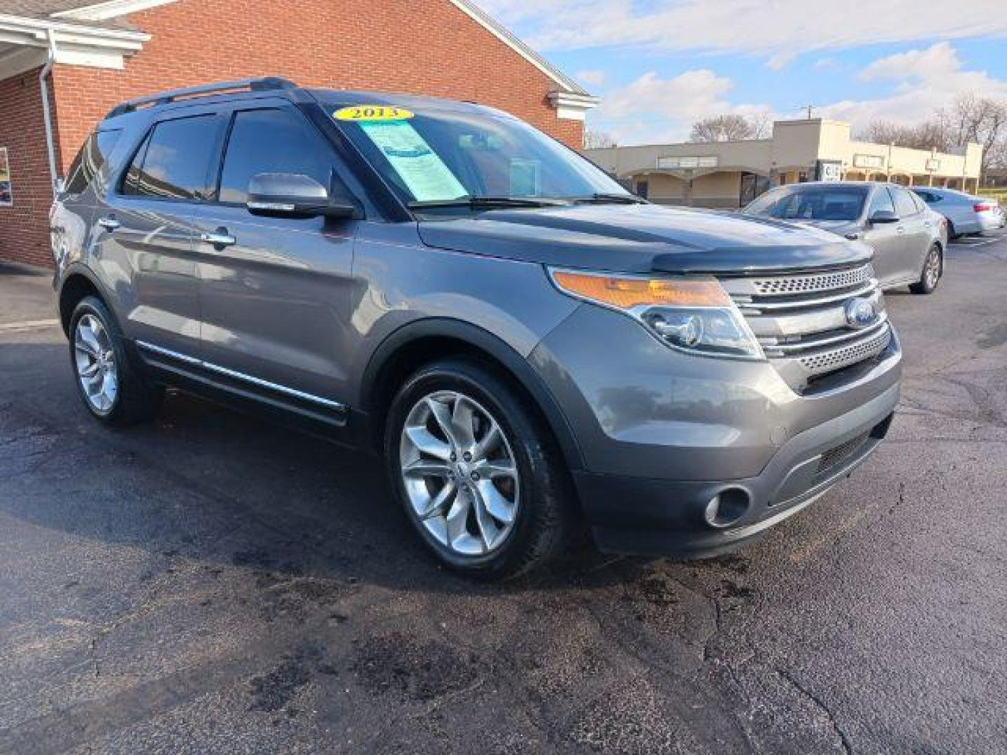 2013 Sterling Grey Metallic Ford Explorer Limited 4WD (1FM5K8F81DG) with an 3.5L V6 DOHC 24V engine, 6-Speed Automatic transmission, located at 1099 N County Rd 25A, OH, 45373, (937) 908-9800, 40.057079, -84.212883 - Photo#0