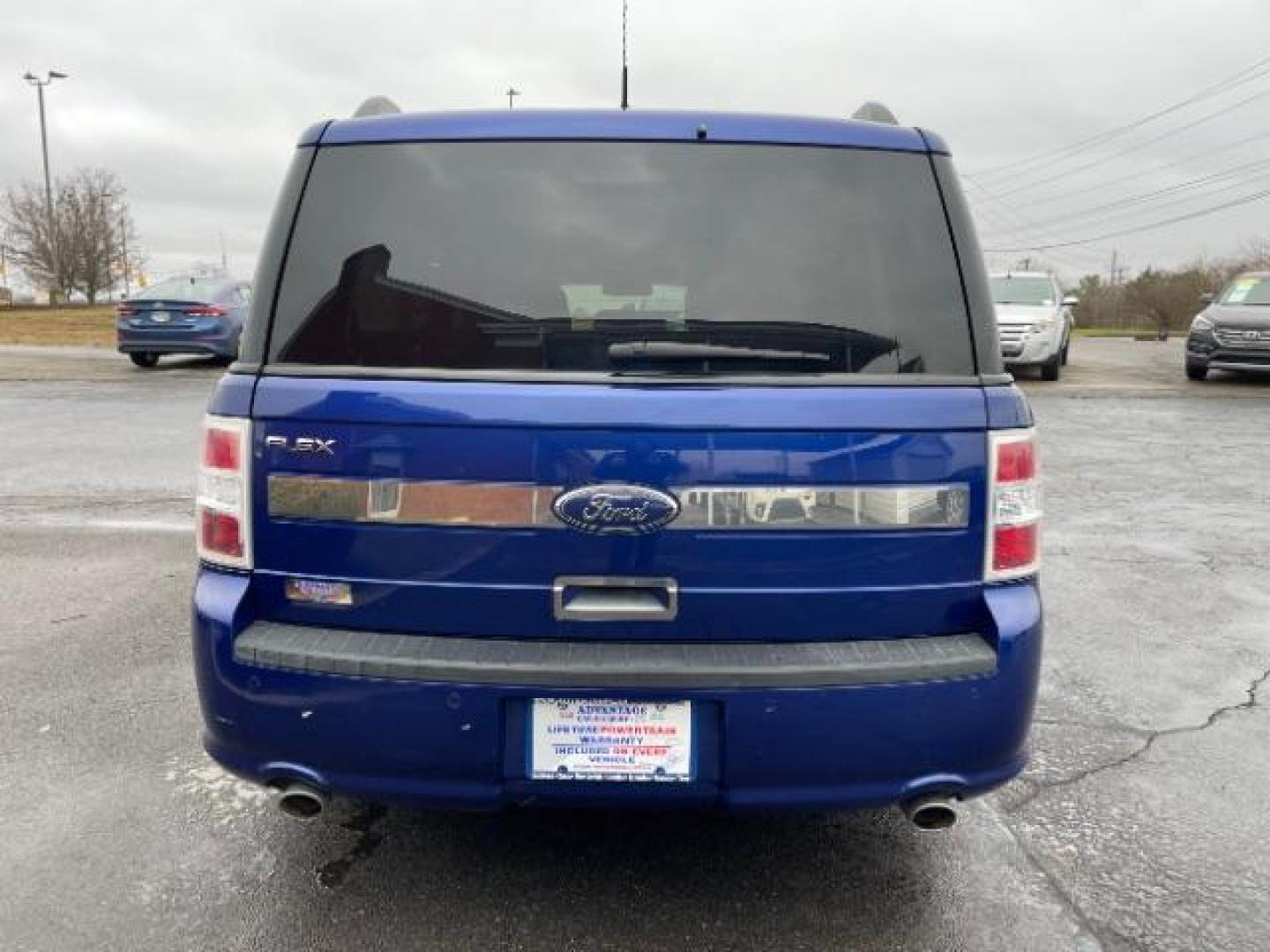 2013 Deep Impact Blue Metallic Ford Flex SE FWD (2FMGK5B8XDB) with an 3.5L V6 DOHC 24V engine, 6-Speed Automatic Overdrive transmission, located at 1099 N County Rd 25A, OH, 45373, (937) 908-9800, 40.057079, -84.212883 - Photo#3