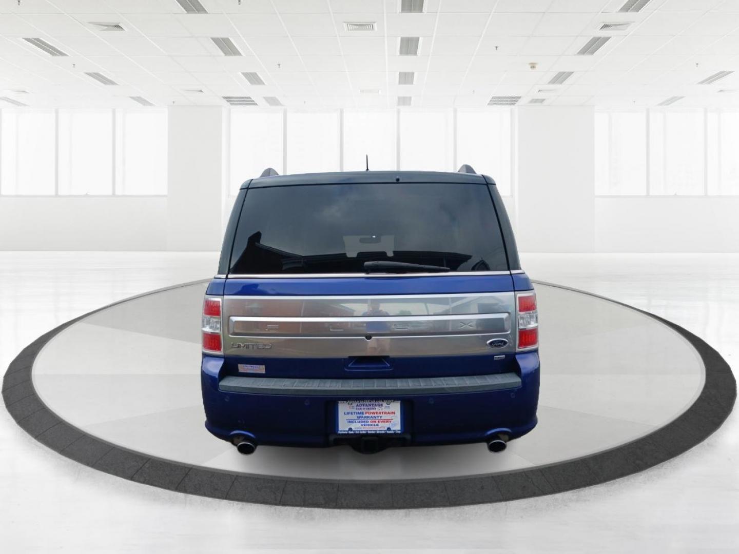 2013 Deep Impact Blue Metallic Ford Flex Limited AWD (2FMHK6D83DB) with an 3.5L V6 DOHC 24V engine, 6-Speed Automatic Overdrive transmission, located at 1099 N County Rd 25A, OH, 45373, (937) 908-9800, 40.057079, -84.212883 - Photo#3