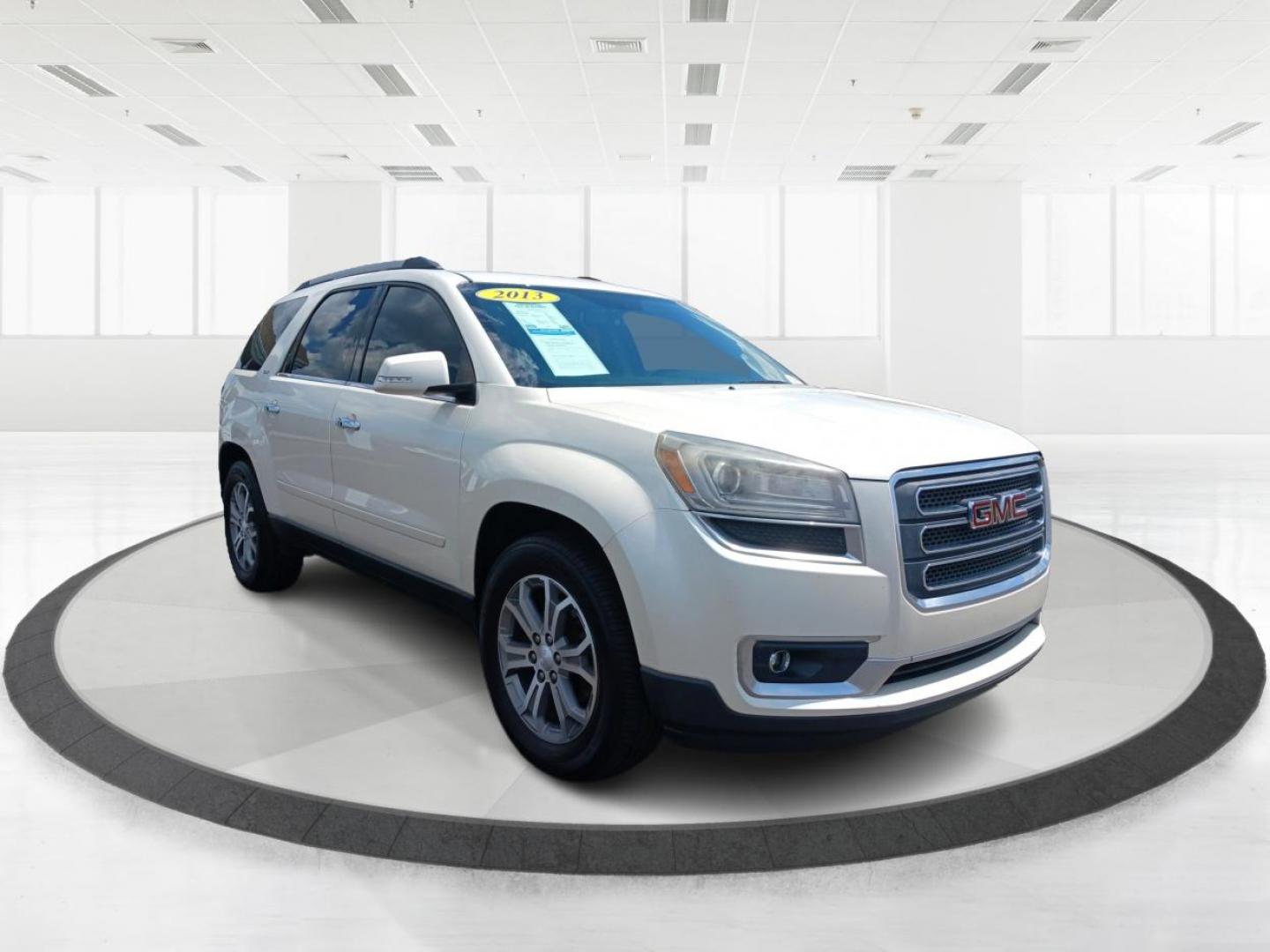 2013 Summit White GMC Acadia (1GKKRRKD5DJ) with an 3.6L V6 DOHC 24V engine, 6-Speed Automatic transmission, located at 4508 South Dixie Dr, Moraine, OH, 45439, (937) 908-9800, 39.690136, -84.216438 - Photo#0