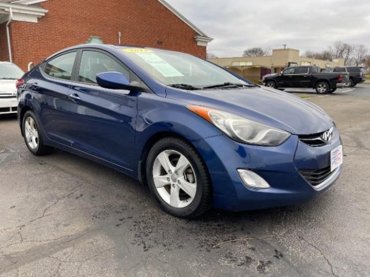 2013 Blue Sky Metallic Hyundai Elantra GLS A/T (KMHDH4AE7DU) with an 1.8L L4 DOHC 16V engine, 6-Speed Automatic transmission, located at 880 E. National Road, Vandalia, OH, 45377, (937) 908-9800, 39.892189, -84.181015 - Photo#0