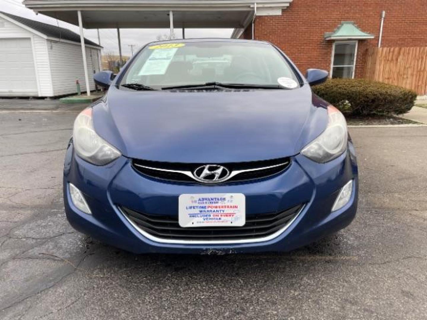 2013 Blue Sky Metallic Hyundai Elantra GLS A/T (KMHDH4AE7DU) with an 1.8L L4 DOHC 16V engine, 6-Speed Automatic transmission, located at 880 E. National Road, Vandalia, OH, 45377, (937) 908-9800, 39.892189, -84.181015 - Photo#2