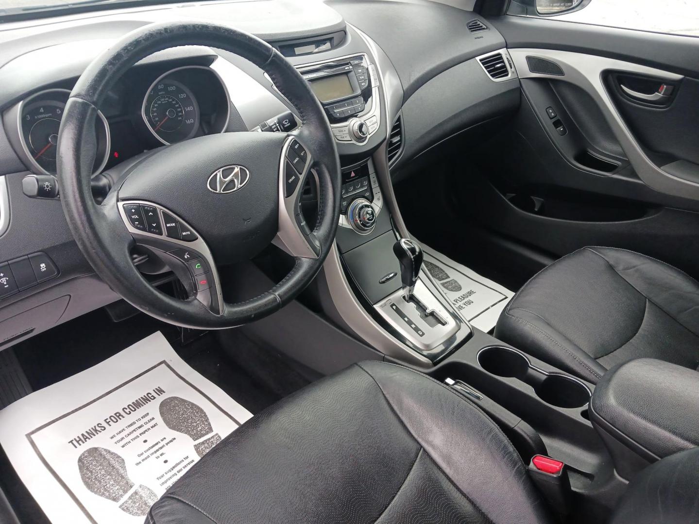 2013 Harbor Gray Metallic Hyundai Elantra Limited (KMHDH4AE1DU) with an 1.8L L4 DOHC 16V engine, 6-Speed Automatic transmission, located at 1099 N County Rd 25A, OH, 45373, (937) 908-9800, 40.057079, -84.212883 - Photo#8