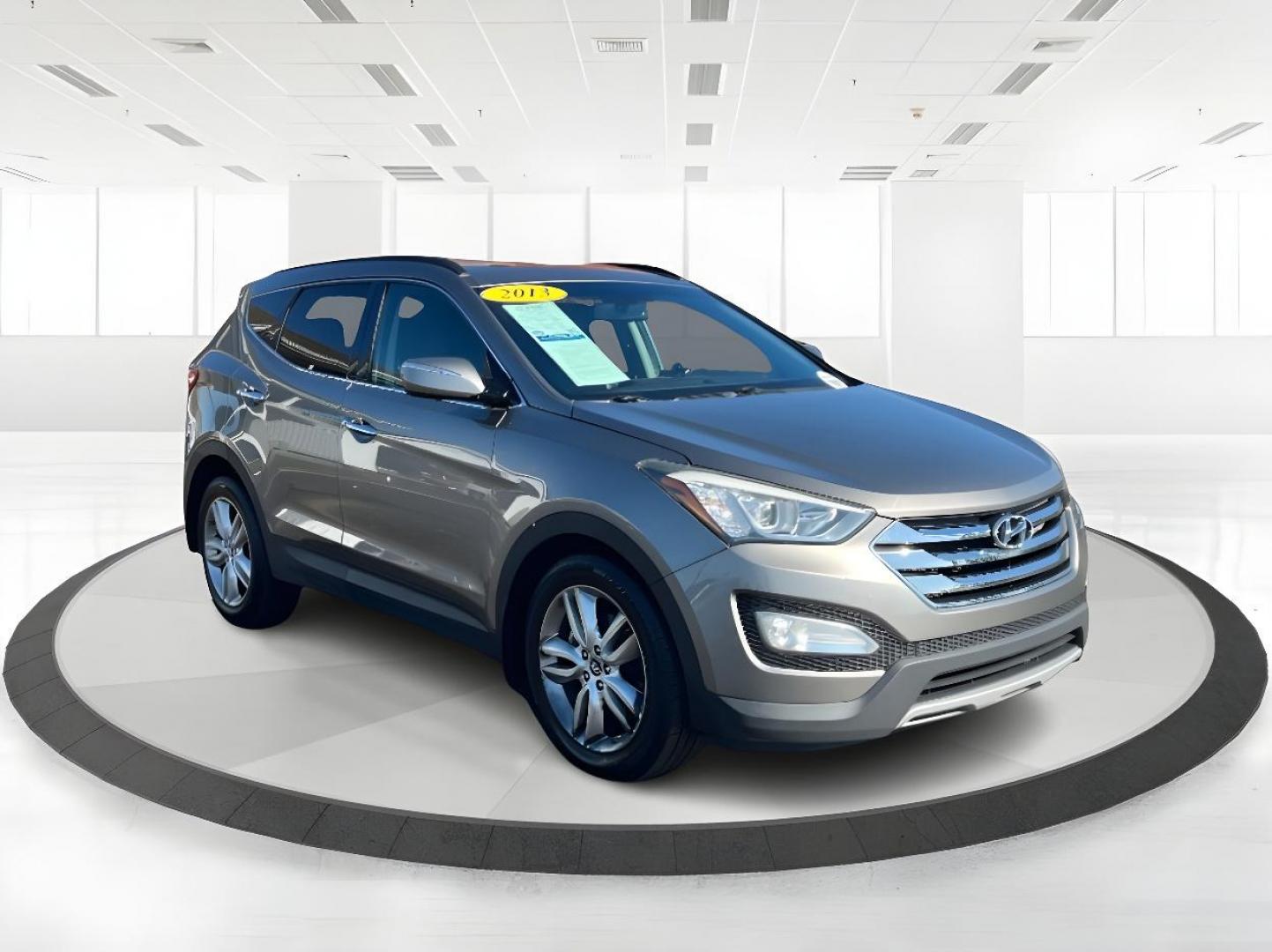 2013 Moonstone Silver Hyundai Santa Fe Sport 2.0 AWD (5XYZUDLAXDG) with an 2.0L L4 DOHC 16V engine, 6-Speed Automatic transmission, located at 1951 S Dayton Lakeview Rd., New Carlisle, OH, 45344, (937) 908-9800, 39.890999, -84.050255 - Photo#0