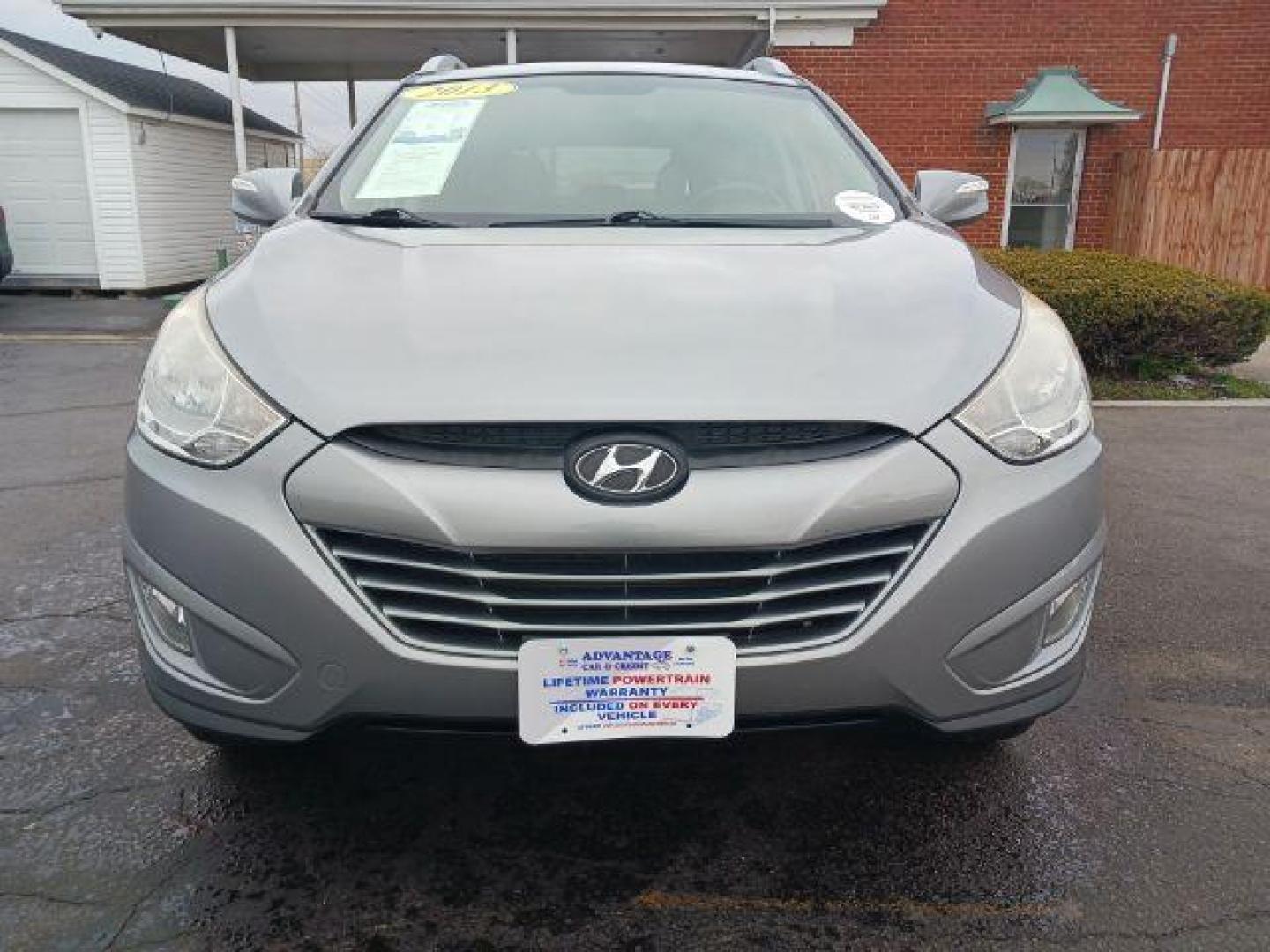 2013 Diamond Silver Metallic Hyundai Tucson GLS AWD (KM8JUCAC2DU) with an 2.4L L4 DOHC 16V engine, 6-Speed Automatic transmission, located at 401 Woodman Dr, Riverside, OH, 45431, (937) 908-9800, 39.763779, -84.122063 - Photo#1