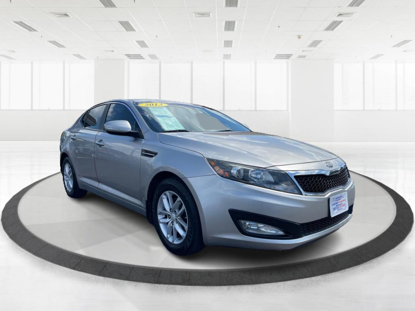 2013 Bright Silver Metallic Kia Optima (5XXGM4A78DG) with an 2.4L L4 DOHC 16V engine, 6-Speed Automatic transmission, located at 4508 South Dixie Dr, Moraine, OH, 45439, (937) 908-9800, 39.690136, -84.216438 - Photo#0