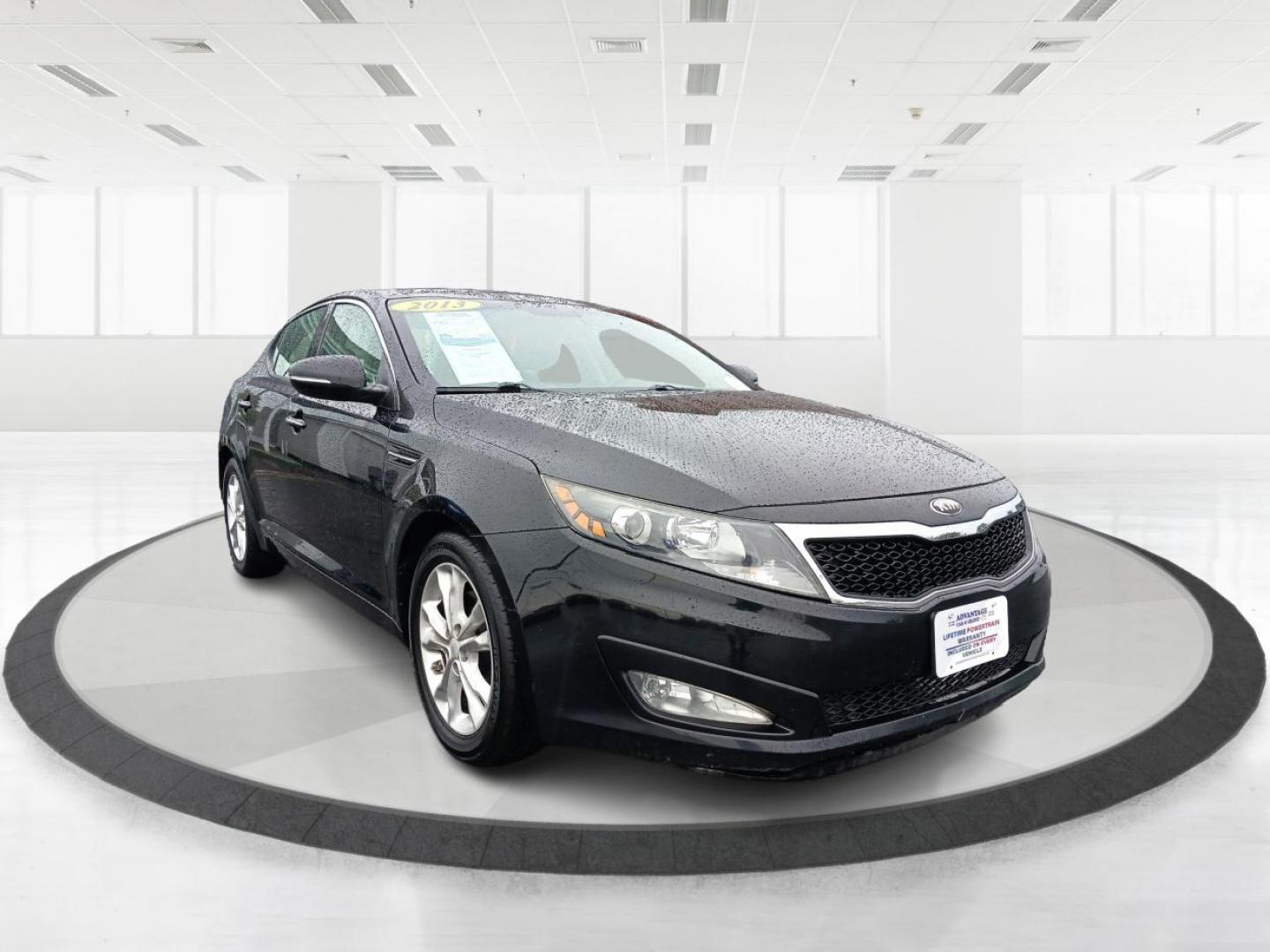 2013 Aurora Black Kia Optima (5XXGN4A7XDG) with an 2.4L L4 DOHC 16V engine, 6-Speed Automatic transmission, located at 4508 South Dixie Dr, Moraine, OH, 45439, (937) 908-9800, 39.690136, -84.216438 - Photo#0