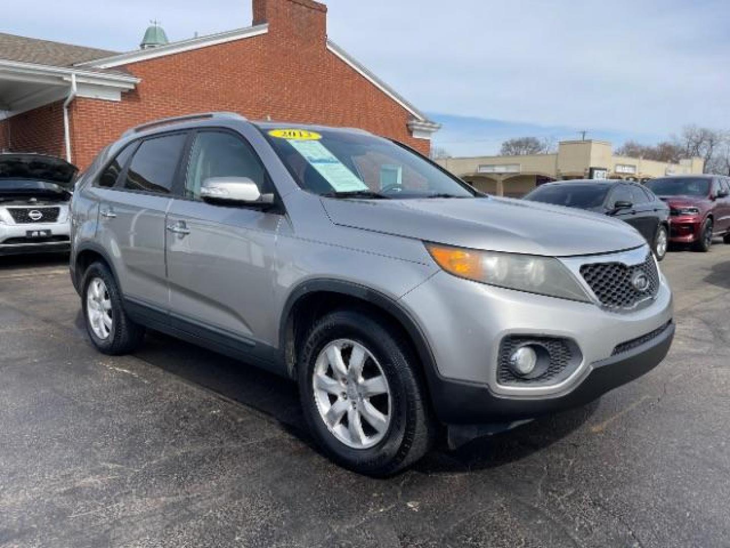 2013 Satin Metal Kia Sorento LX 2WD (5XYKT3A67DG) with an 2.4L L4 DOHC 16V engine, 6-Speed Automatic transmission, located at 1951 S Dayton Lakeview Rd., New Carlisle, OH, 45344, (937) 908-9800, 39.890999, -84.050255 - Photo#0