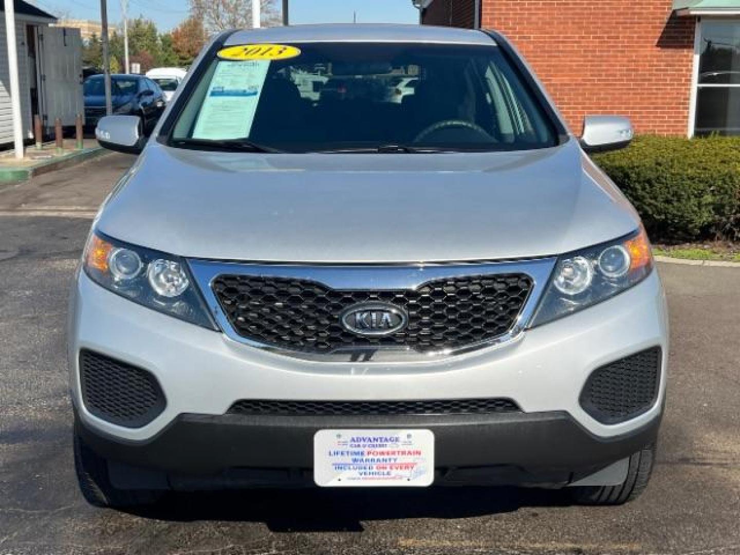 2013 Bright Silver Kia Sorento LX 2WD (5XYKT3A16DG) with an 2.4L L4 DOHC 16V engine, 6-Speed Automatic transmission, located at 1184 Kauffman Ave, Fairborn, OH, 45324, (937) 908-9800, 39.807365, -84.029114 - Photo#1