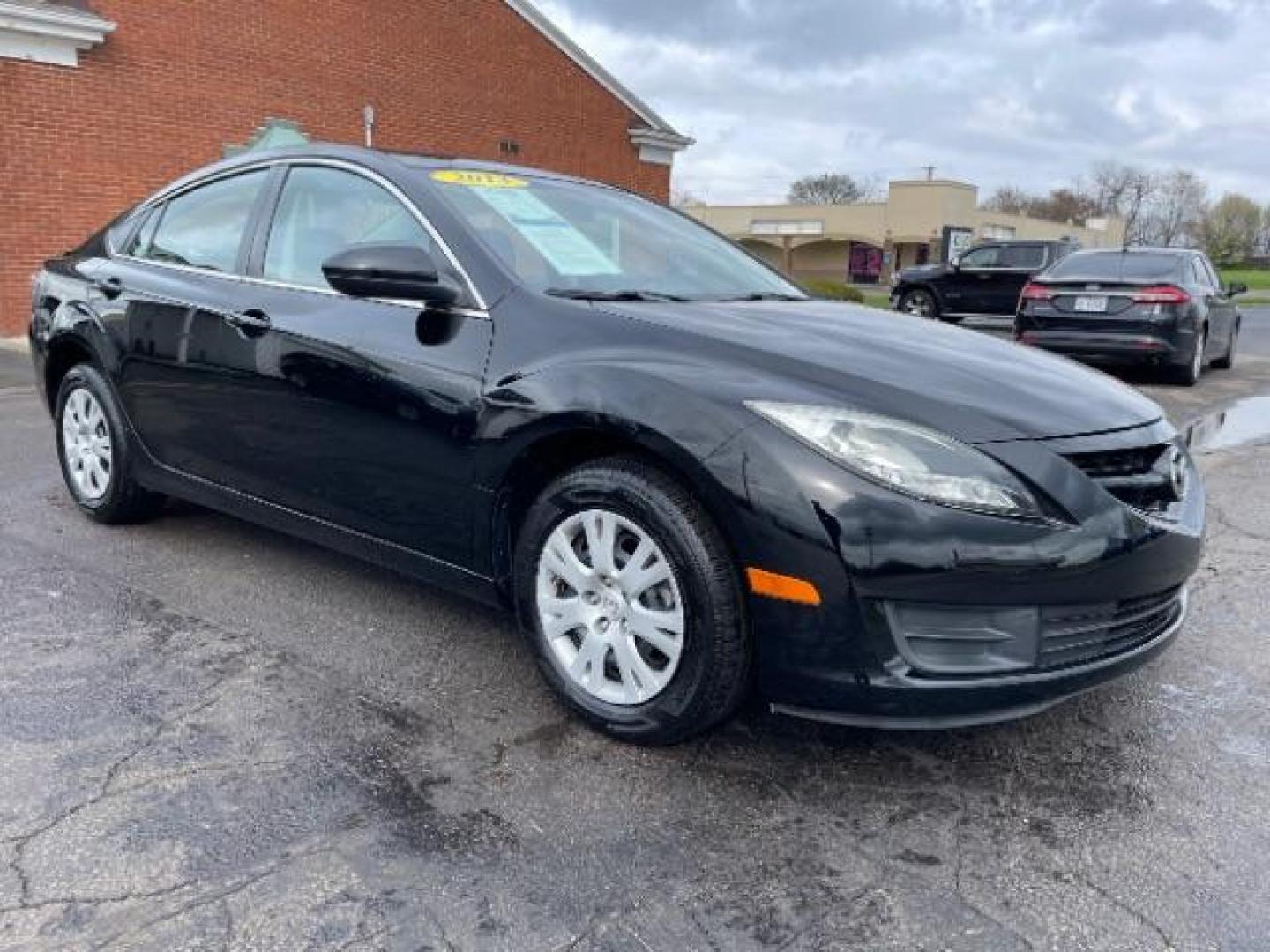 2013 Ebony Black Mazda Mazda6 i Sport (1YVHZ8BH8D5) with an 2.5L L4 DOHC 16V engine, 6-Speed Automatic transmission, located at 880 E. National Road, Vandalia, OH, 45377, (937) 908-9800, 39.892189, -84.181015 - Photo#0