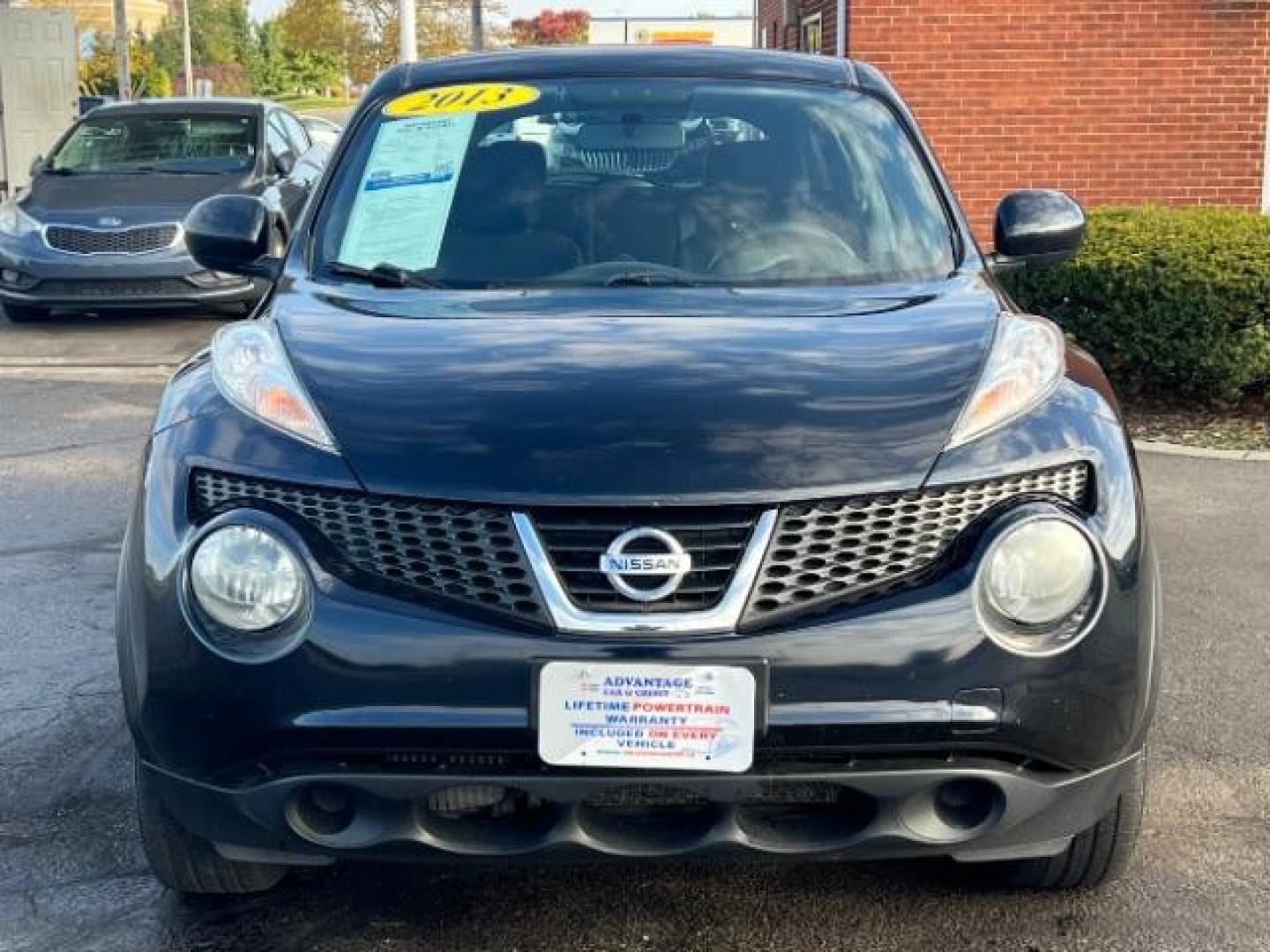 2013 Sapphire Black Nissan Juke S AWD (JN8AF5MV2DT) with an 1.6L L4 DOHC 16V engine, Continuously Variable Transmission transmission, located at 1184 Kauffman Ave, Fairborn, OH, 45324, (937) 908-9800, 39.807365, -84.029114 - Photo#1