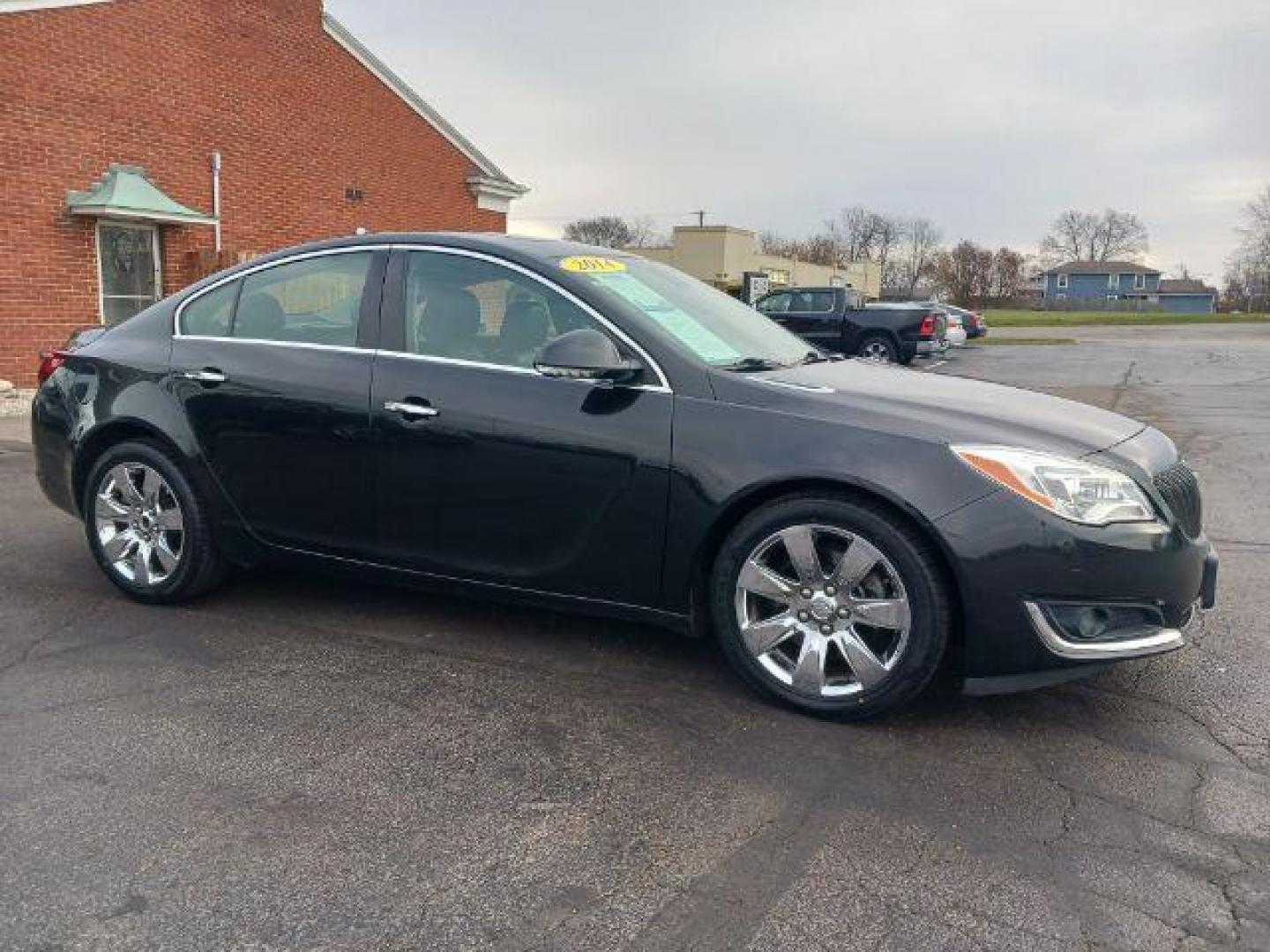 2014 Black Onyx Buick Regal Premium 2 (2G4GR5GX3E9) with an 2.0L L4 DOHC 16V TURBO engine, 6-Speed Automatic transmission, located at 1951 S Dayton Lakeview Rd., New Carlisle, OH, 45344, (937) 908-9800, 39.890999, -84.050255 - Photo#0