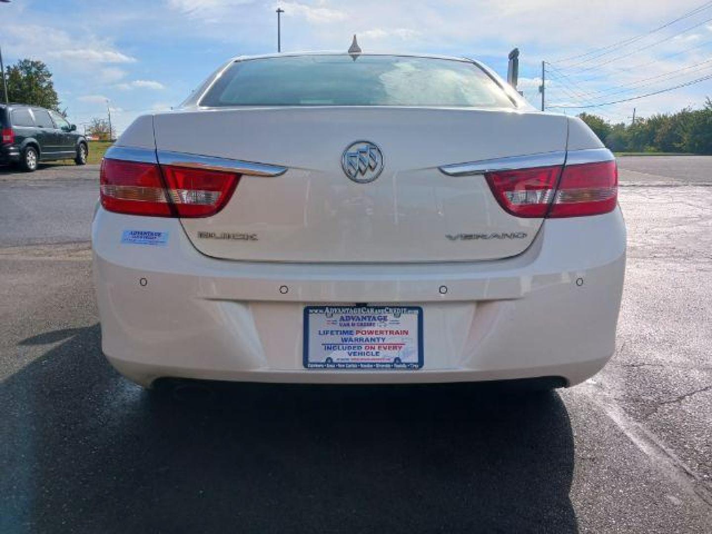 2014 Summit White Buick Verano Leather (1G4PS5SK2E4) with an 2.4L L4 DOHC 16V FFV engine, 6-Speed Automatic transmission, located at 880 E. National Road, Vandalia, OH, 45377, (937) 908-9800, 39.892189, -84.181015 - Photo#5