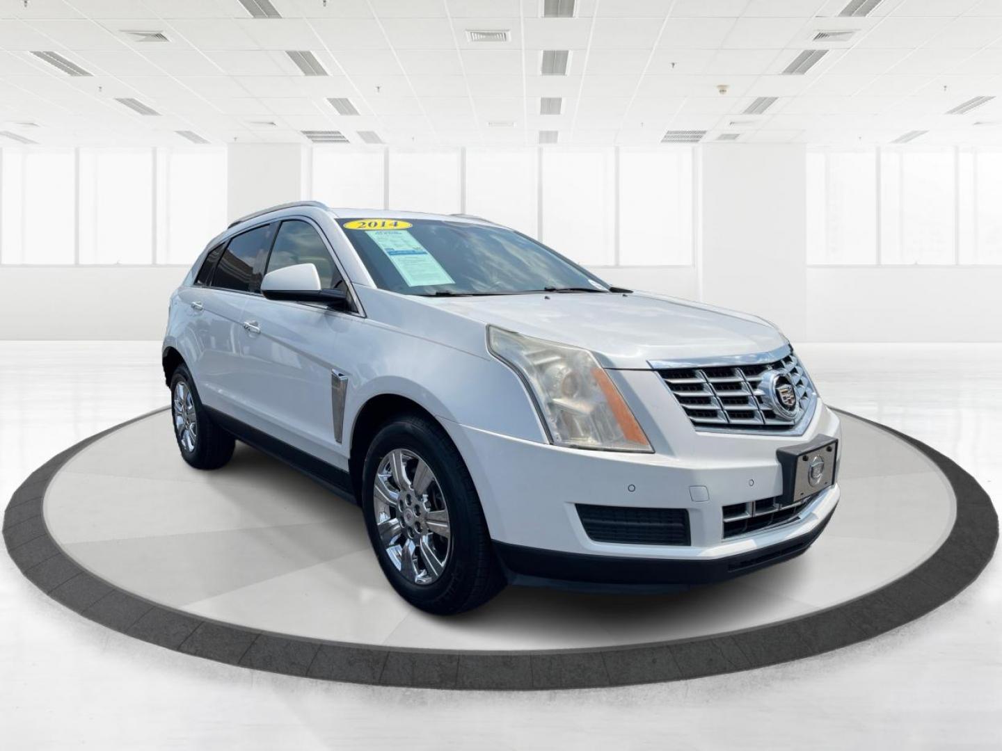 2014 Platinum Ice Tricoat Cadillac SRX (3GYFNEE33ES) with an 3.6L V6 DOHC 24V FFV engine, 6-Speed Automatic transmission, located at 401 Woodman Dr, Riverside, OH, 45431, (937) 908-9800, 39.763779, -84.122063 - Photo#0