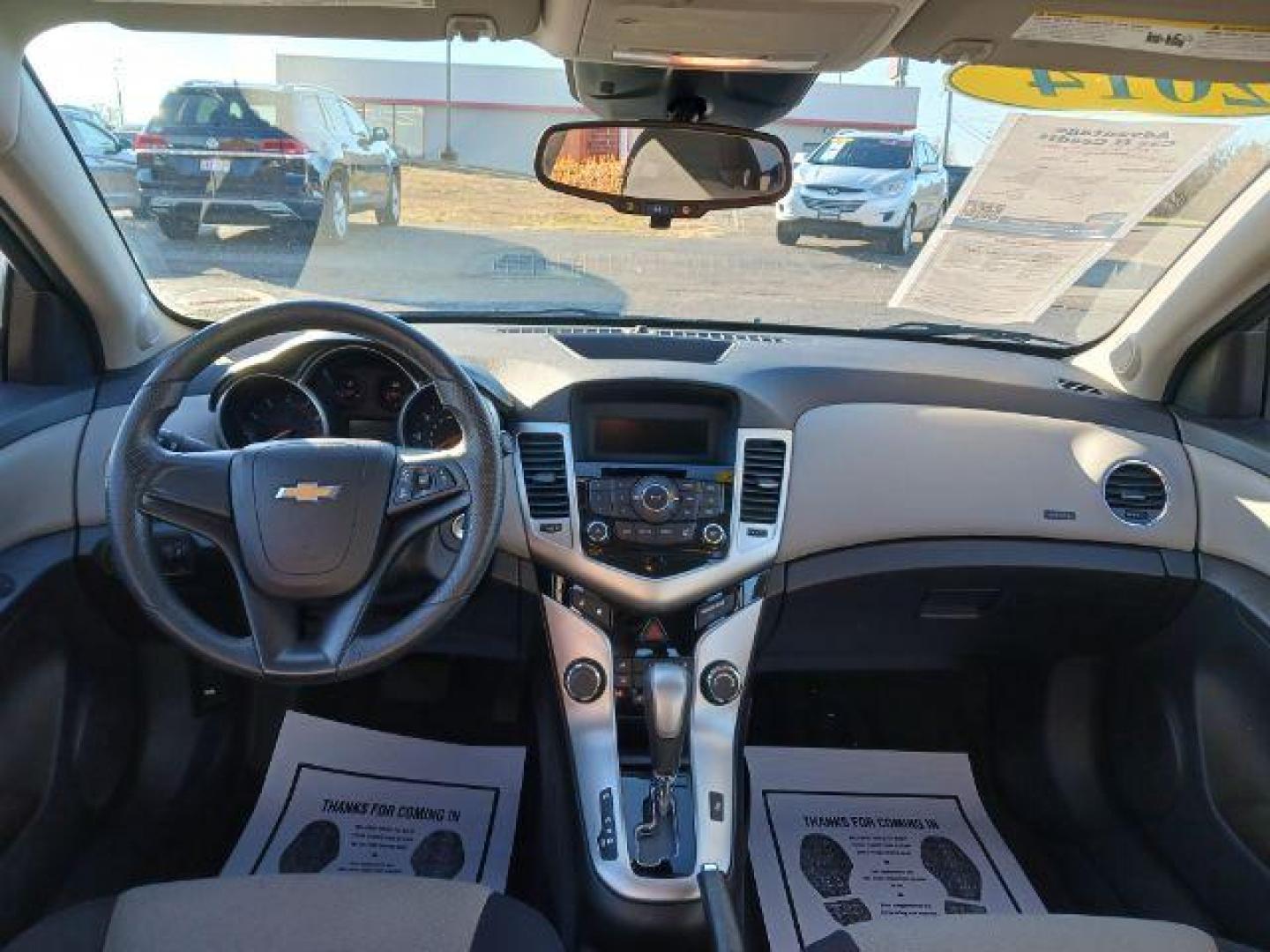 2014 Tungsten Metallic Chevrolet Cruze LS Auto (1G1PA5SH9E7) with an 1.8L L4 DOHC 16V FFV engine, 6-Speed Automatic transmission, located at 880 E. National Road, Vandalia, OH, 45377, (937) 908-9800, 39.892189, -84.181015 - Photo#7