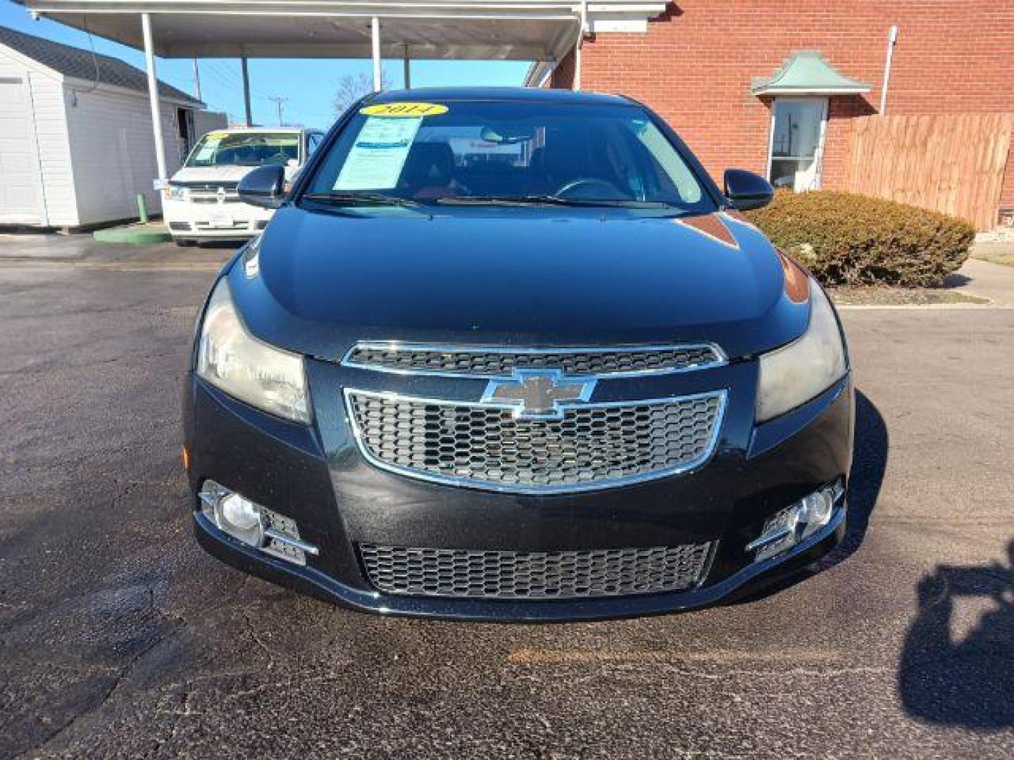 2014 Black Granite Metallic Chevrolet Cruze 2LT Auto (1G1PE5SB8E7) with an 1.4L L4 DOHC 16V TURBO engine, 6-Speed Automatic transmission, located at 1230 East Main St, Xenia, OH, 45385, (937) 908-9800, 39.687321, -83.910294 - Photo#1