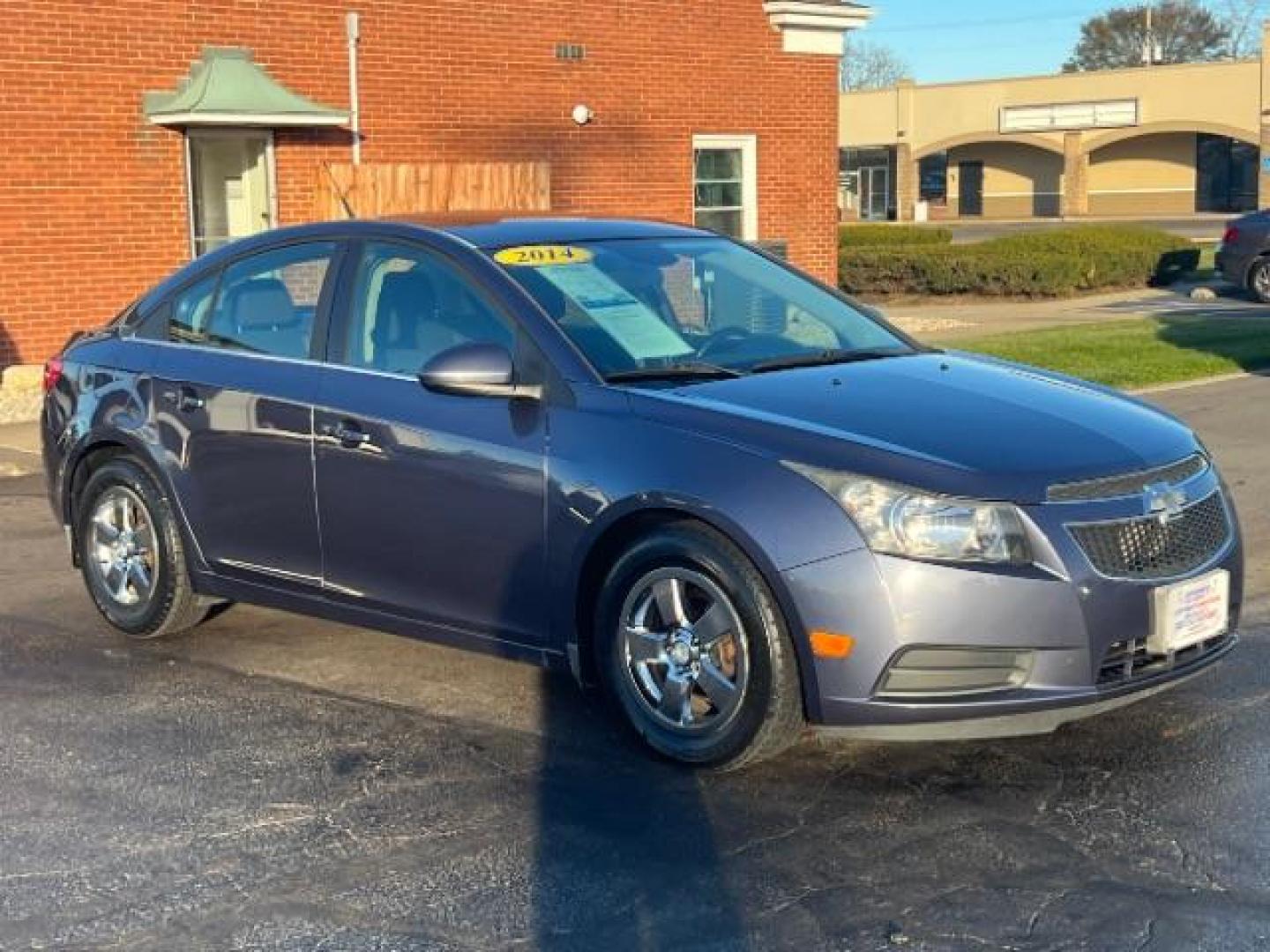 2014 Atlantis Blue Metallic Chevrolet Cruze 1LT Auto (1G1PC5SB8E7) with an 1.4L L4 DOHC 16V TURBO engine, 6-Speed Automatic transmission, located at 1230 East Main St, Xenia, OH, 45385, (937) 908-9800, 39.687321, -83.910294 - Photo#0