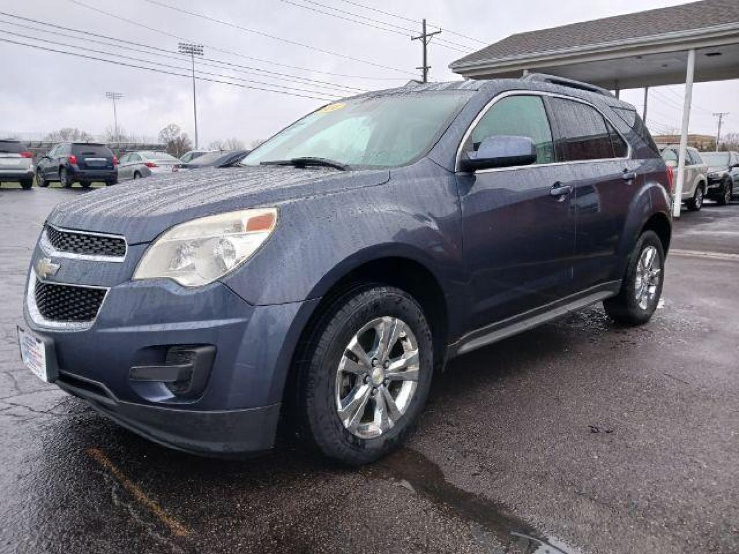 2014 Atlantis Blue Metallic Chevrolet Equinox 1LT 2WD (2GNALBEK2E6) with an 2.4L L4 DOHC 16V FFV engine, 6-Speed Automatic transmission, located at 1951 S Dayton Lakeview Rd., New Carlisle, OH, 45344, (937) 908-9800, 39.890999, -84.050255 - Photo#2