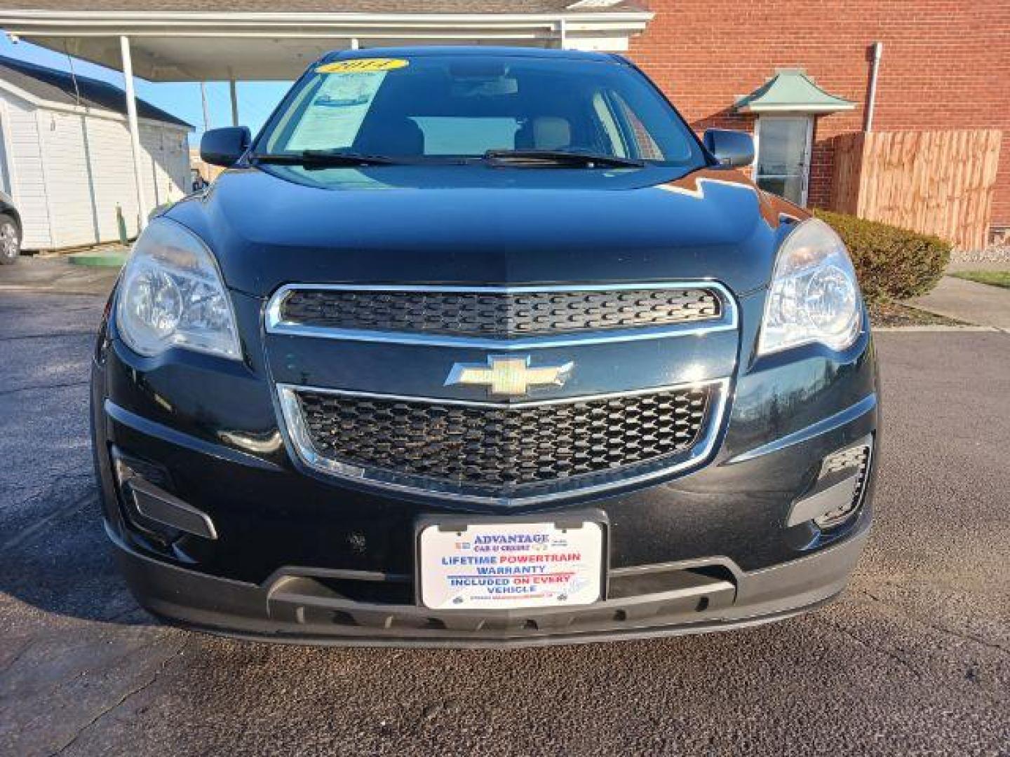 2014 Black Chevrolet Equinox 1LT 2WD (2GNALBEK1E6) with an 2.4L L4 DOHC 16V FFV engine, 6-Speed Automatic transmission, located at 880 E. National Road, Vandalia, OH, 45377, (937) 908-9800, 39.892189, -84.181015 - Photo#1