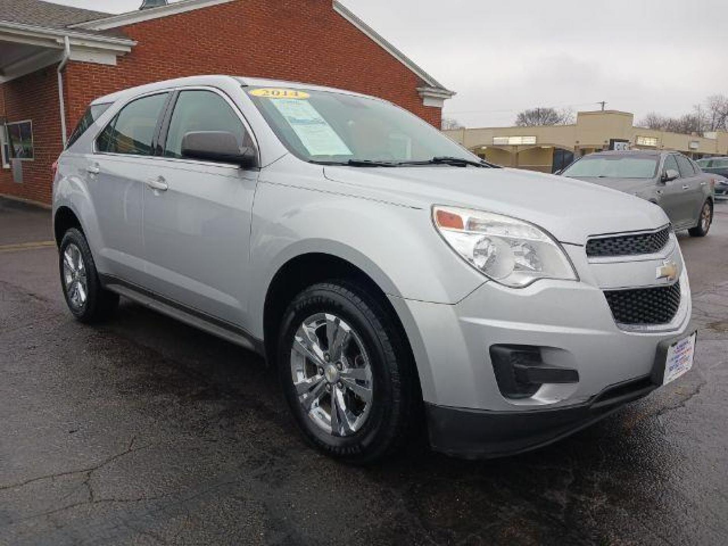 2014 Silver Ice Metallic Chevrolet Equinox LS 2WD (2GNALAEKXE6) with an 2.4L L4 DOHC 16V FFV engine, 6-Speed Automatic transmission, located at 1099 N County Rd 25A, OH, 45373, (937) 908-9800, 40.057079, -84.212883 - Photo#0