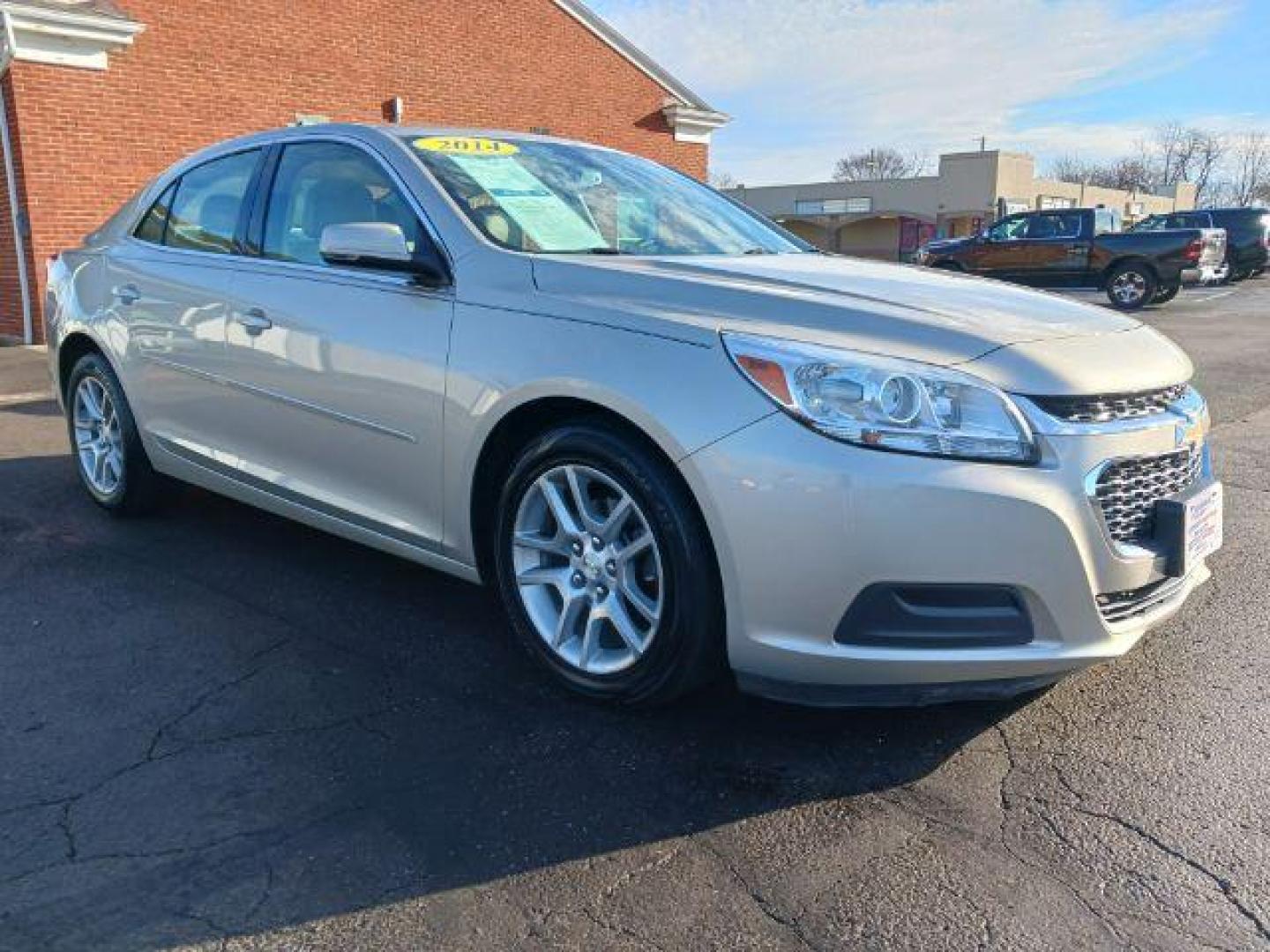 2014 Champagne Silver Metallic Chevrolet Malibu 1LT (1G11C5SL6EF) with an 2.5L L4 DOHC 16V engine, 6-Speed Automatic transmission, located at 880 E. National Road, Vandalia, OH, 45377, (937) 908-9800, 39.892189, -84.181015 - Photo#0