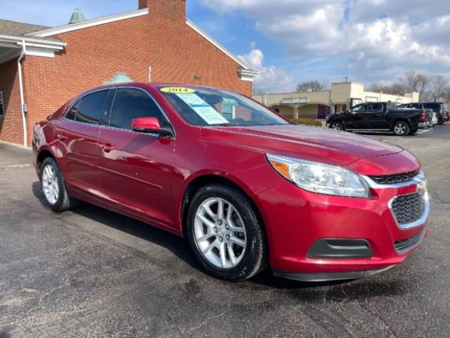 2014 Butte Red Metallic Chevrolet Malibu 1LT (1G11C5SL7EF) with an 2.5L L4 DOHC 16V engine, 6-Speed Automatic transmission, located at 401 Woodman Dr, Riverside, OH, 45431, (937) 908-9800, 39.763779, -84.122063 - Photo#0