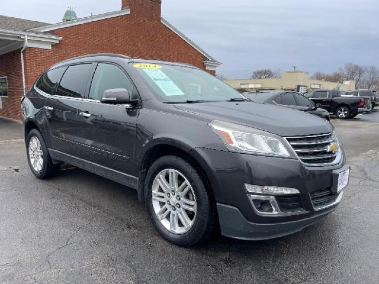 2014 Cyber Gray Metallic Chevrolet Traverse 1LT FWD (1GNKRGKD9EJ) with an 3.6L V6 DOHC 24V engine, 6-Speed Automatic transmission, located at 1951 S Dayton Lakeview Rd., New Carlisle, OH, 45344, (937) 908-9800, 39.890999, -84.050255 - Photo#0