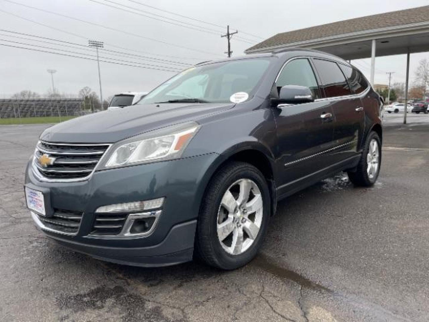 2014 Cyber Gray Metallic Chevrolet Traverse LTZ AWD (1GNKVJKD8EJ) with an 3.6L V6 DOHC 24V engine, 6-Speed Automatic transmission, located at 401 Woodman Dr, Riverside, OH, 45431, (937) 908-9800, 39.763779, -84.122063 - Photo#1