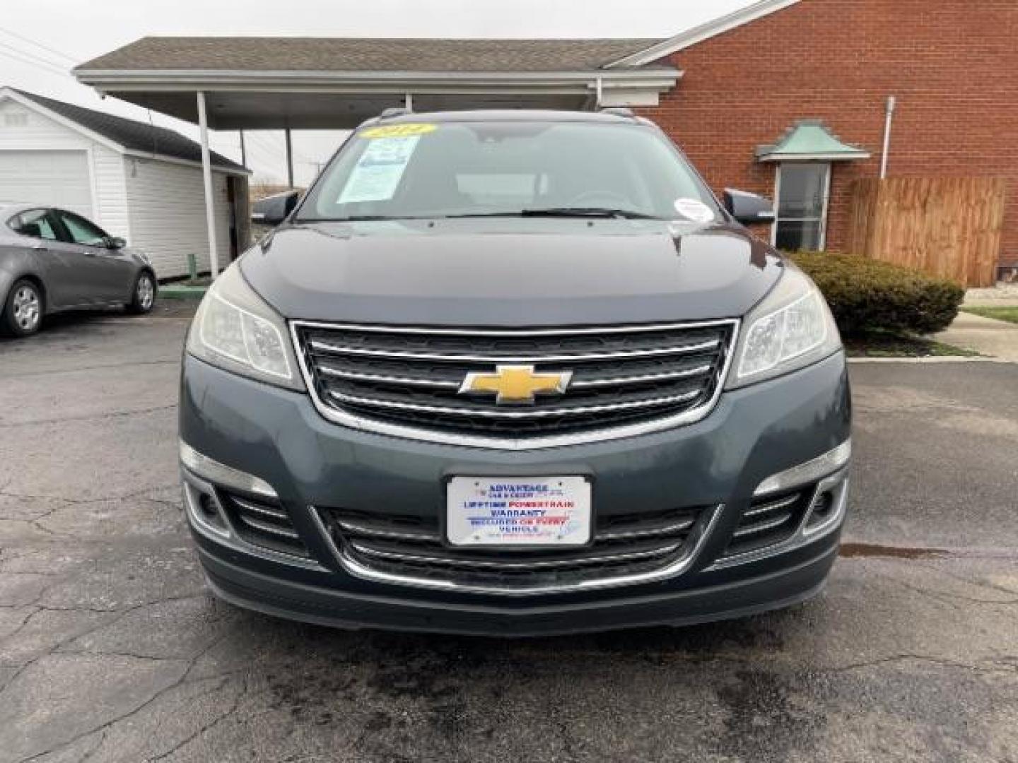 2014 Cyber Gray Metallic Chevrolet Traverse LTZ AWD (1GNKVJKD8EJ) with an 3.6L V6 DOHC 24V engine, 6-Speed Automatic transmission, located at 401 Woodman Dr, Riverside, OH, 45431, (937) 908-9800, 39.763779, -84.122063 - Photo#2