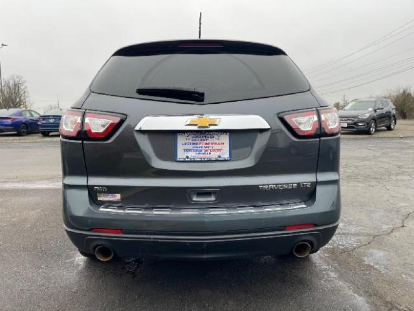 2014 Cyber Gray Metallic Chevrolet Traverse LTZ AWD (1GNKVJKD8EJ) with an 3.6L V6 DOHC 24V engine, 6-Speed Automatic transmission, located at 401 Woodman Dr, Riverside, OH, 45431, (937) 908-9800, 39.763779, -84.122063 - Photo#3