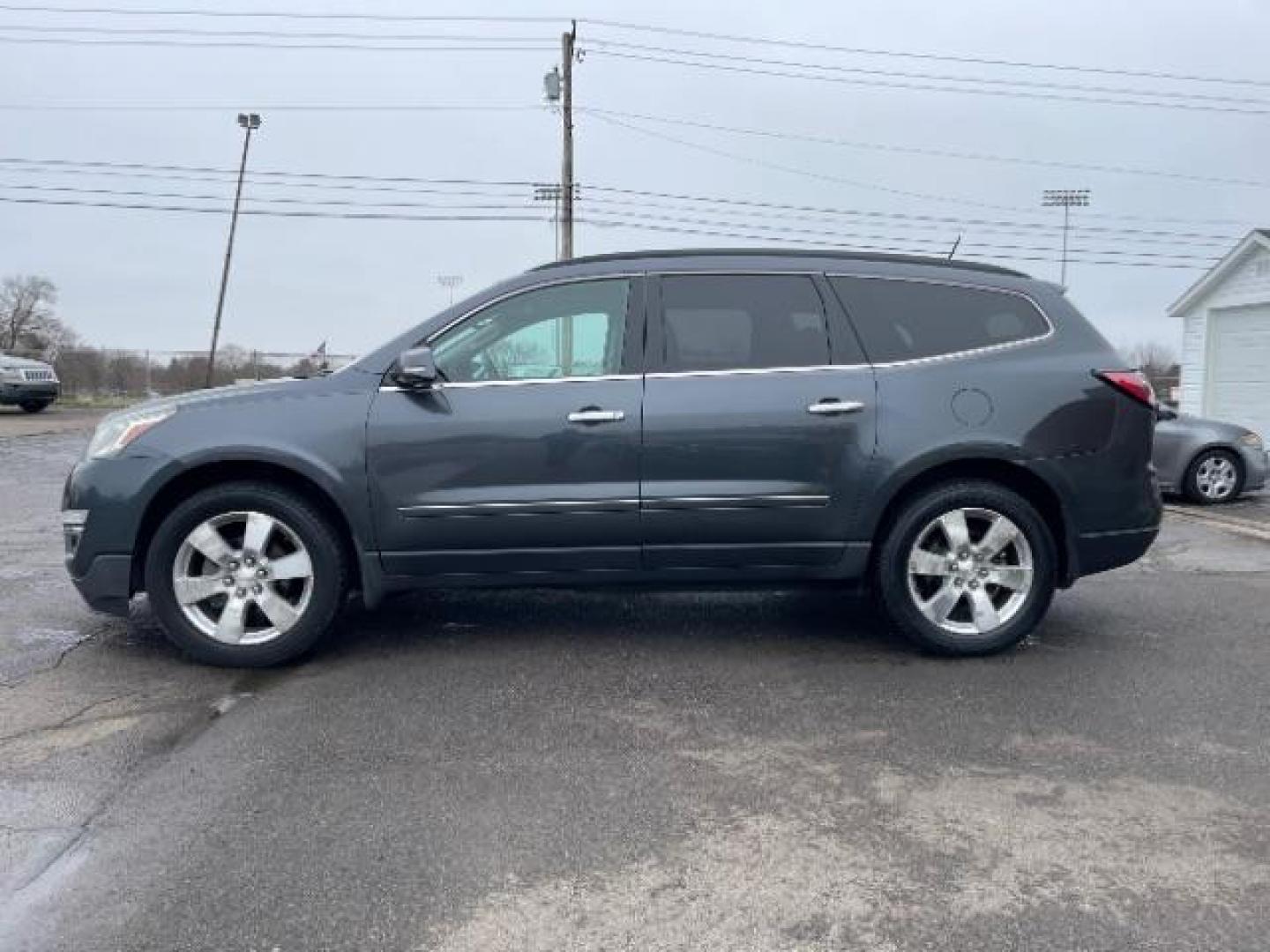 2014 Cyber Gray Metallic Chevrolet Traverse LTZ AWD (1GNKVJKD8EJ) with an 3.6L V6 DOHC 24V engine, 6-Speed Automatic transmission, located at 401 Woodman Dr, Riverside, OH, 45431, (937) 908-9800, 39.763779, -84.122063 - Photo#4