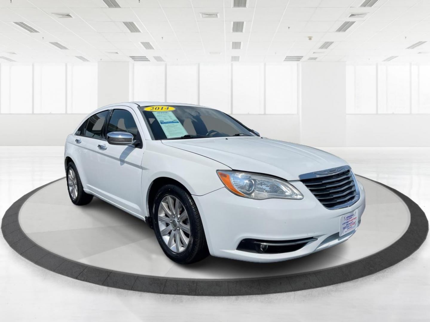 2014 Bright White Clearcoat Chrysler 200 (1C3CCBCG3EN) with an 3.6L V6 DOHC 24V FFV engine, 6-Speed Automatic transmission, located at 401 Woodman Dr, Riverside, OH, 45431, (937) 908-9800, 39.763779, -84.122063 - Photo#0