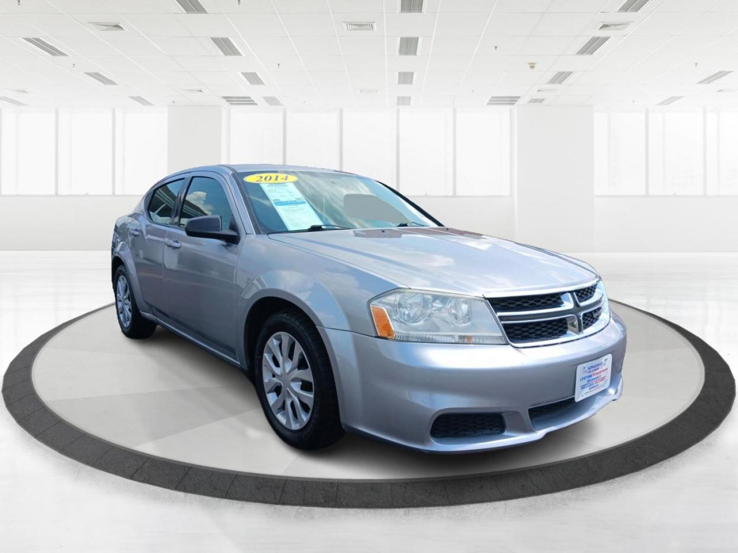 2014 Billet Silver Metallic CC Dodge Avenger (1C3CDZAB5EN) with an 2.4L L4 DOHC 16V engine, 4-Speed Automatic transmission, located at 880 E. National Road, Vandalia, OH, 45377, (937) 908-9800, 39.892189, -84.181015 - Photo#0