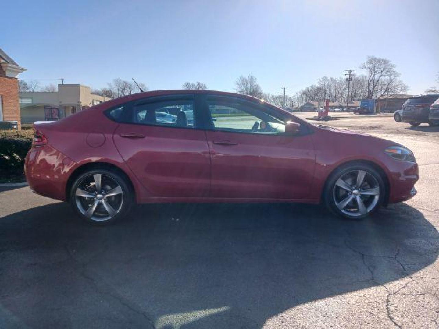 2014 Redline 2 Coat Pearl Dodge Dart GT (1C3CDFEB6ED) with an 2.4L L4 DOHC 16V engine, located at 880 E. National Road, Vandalia, OH, 45377, (937) 908-9800, 39.892189, -84.181015 - Photo#4